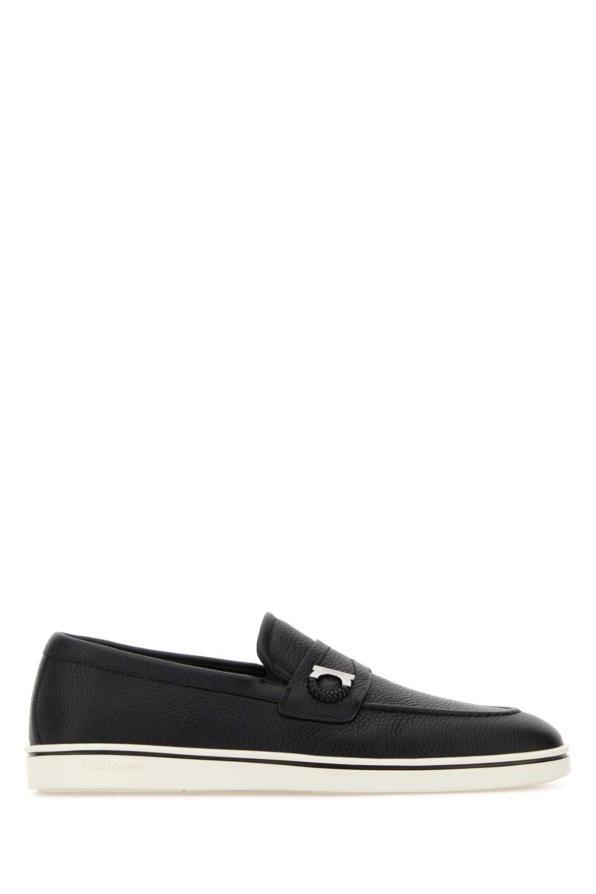 Black leather Tancredi loafers 02A374789158NERO (FERRAGAMO / ローファー ) | FERRAGAMO (フェラガモ)