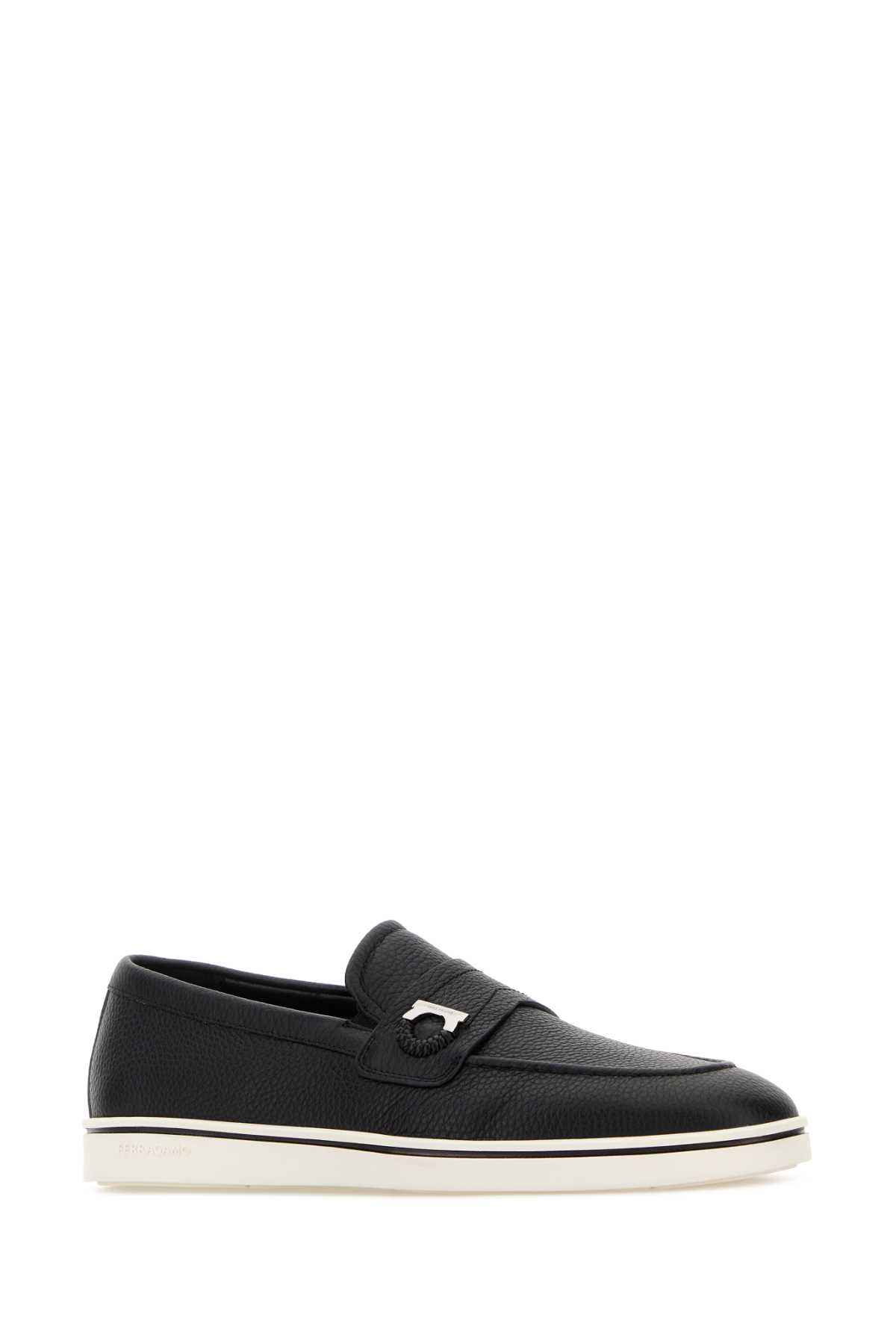 Black leather Tancredi loafers 02A374789158NERO (FERRAGAMO / ローファー ) | FERRAGAMO (フェラガモ)(1)