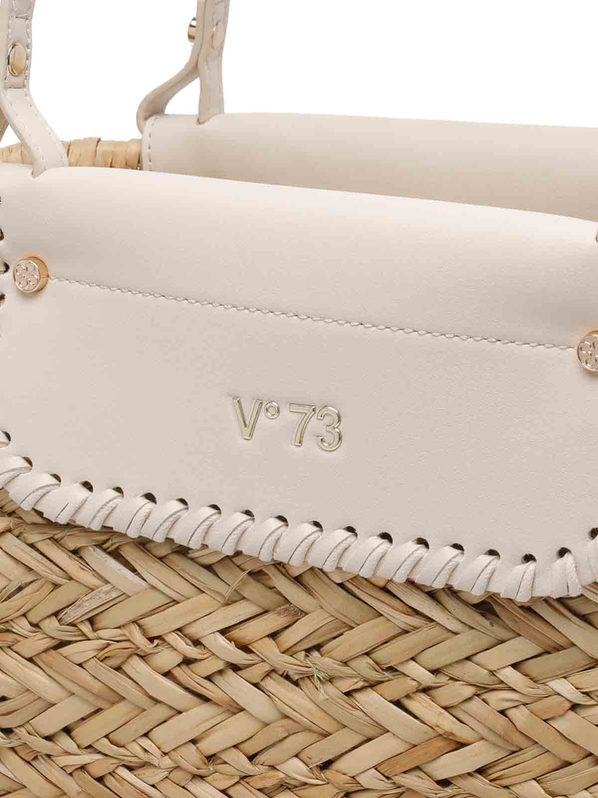 Off White Naturale Vanna Shopping Bag 73BS9N201OFFWHITENATURALE (V°73 / トートバッグ ) | V°73 (ヴィ セッタンタトレ)(3)