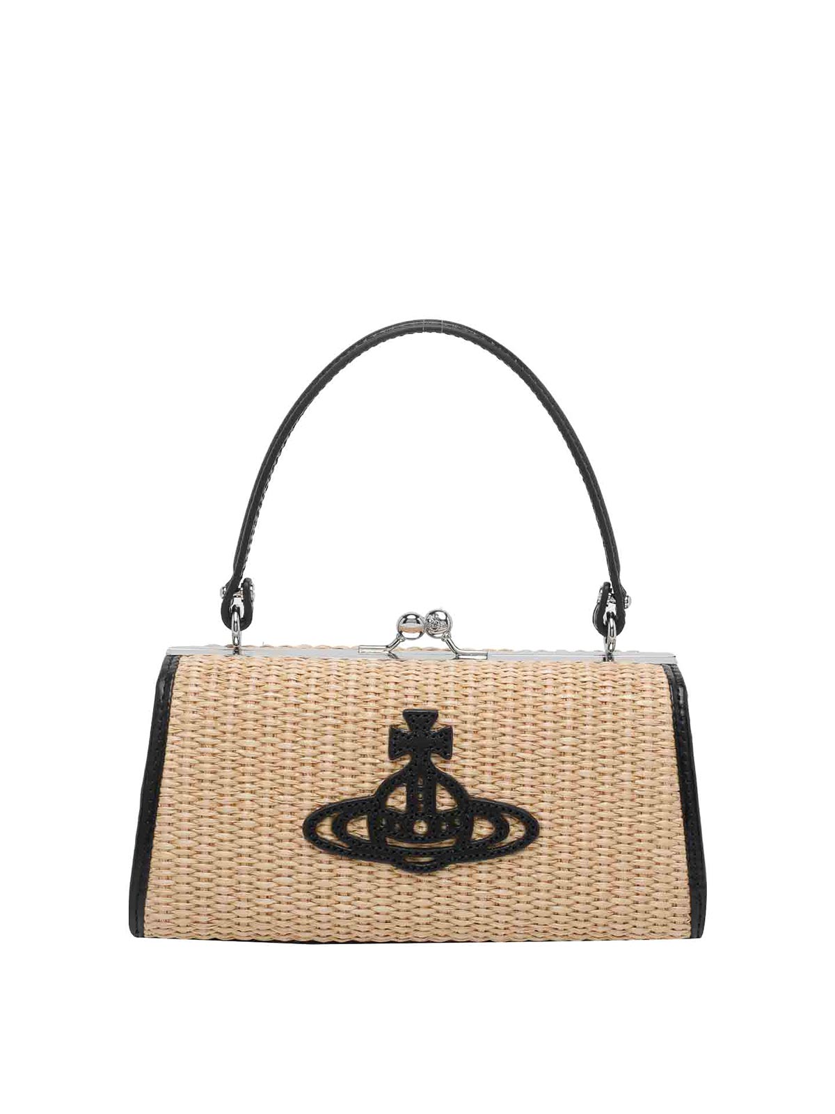 Beige Vivienne Xl Doll Frame Purse 4B01001FWW01D0B402 (Vivienne Westwood / トートバッグ ) | Vivienne Westwood (ヴィヴィアン・ウェストウッド)