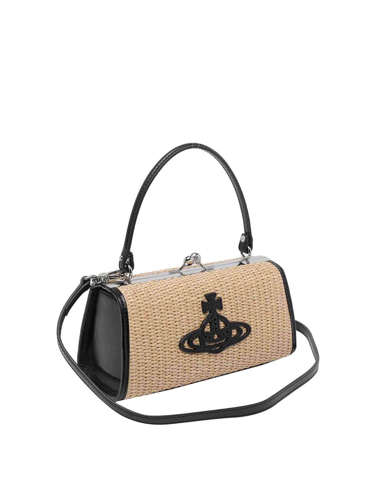 Beige Vivienne Xl Doll Frame Purse 4B01001FWW01D0B402 (Vivienne Westwood / トートバッグ ) | Vivienne Westwood (ヴィヴィアン・ウェストウッド)(1)