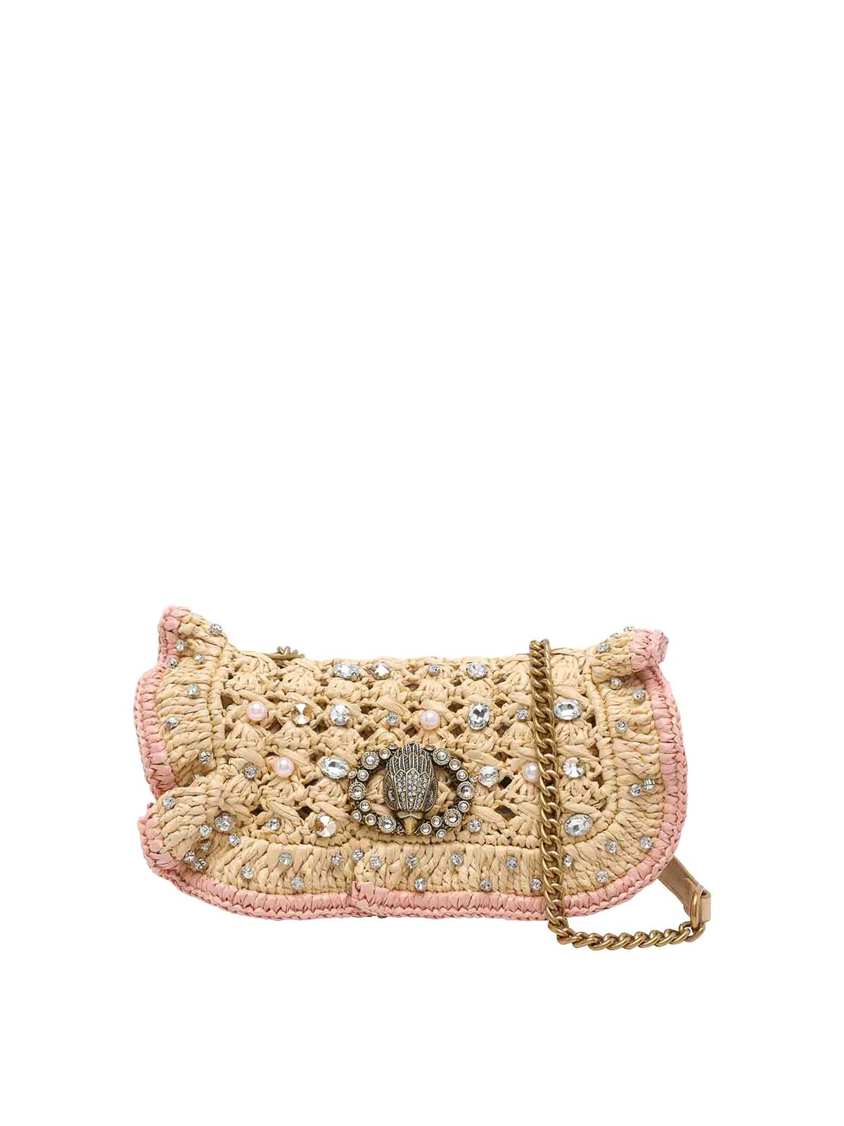 Beige Small Chelsea Ruffle Shoulder Bag 5584949999BEIGE (KURT GEIGER / ハンドバッグ・ショルダーバッグ ) | KURT GEIGER (カートガイガー)