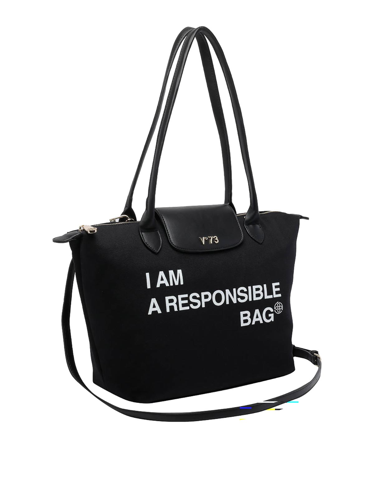 Black Responsible Tote Bag 73BS9N001NERO (V°73 / トートバッグ ) | V°73 (ヴィ セッタンタトレ)(1)