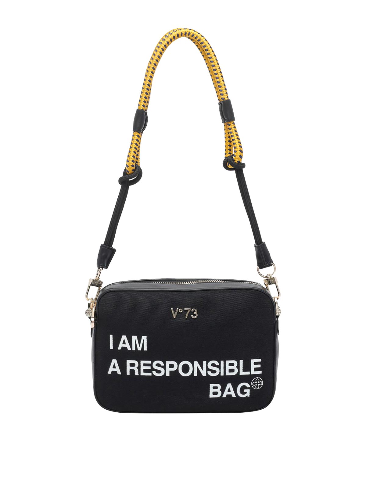 Black Responsible Crossbody Bag 73BS9N006NERO (V°73 / ハンドバッグ・ショルダーバッグ ) | V°73 (ヴィ セッタンタトレ)