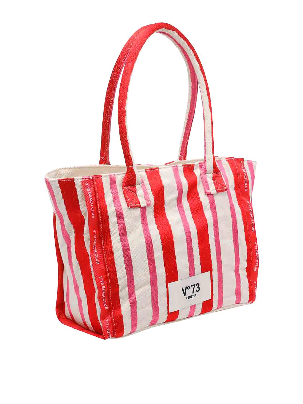 Ilene Shopping Bag 73BS9MV02RROSSOMULTICOLOR (V°73 / トートバッグ ) | V°73 (ヴィ セッタンタトレ)(1)