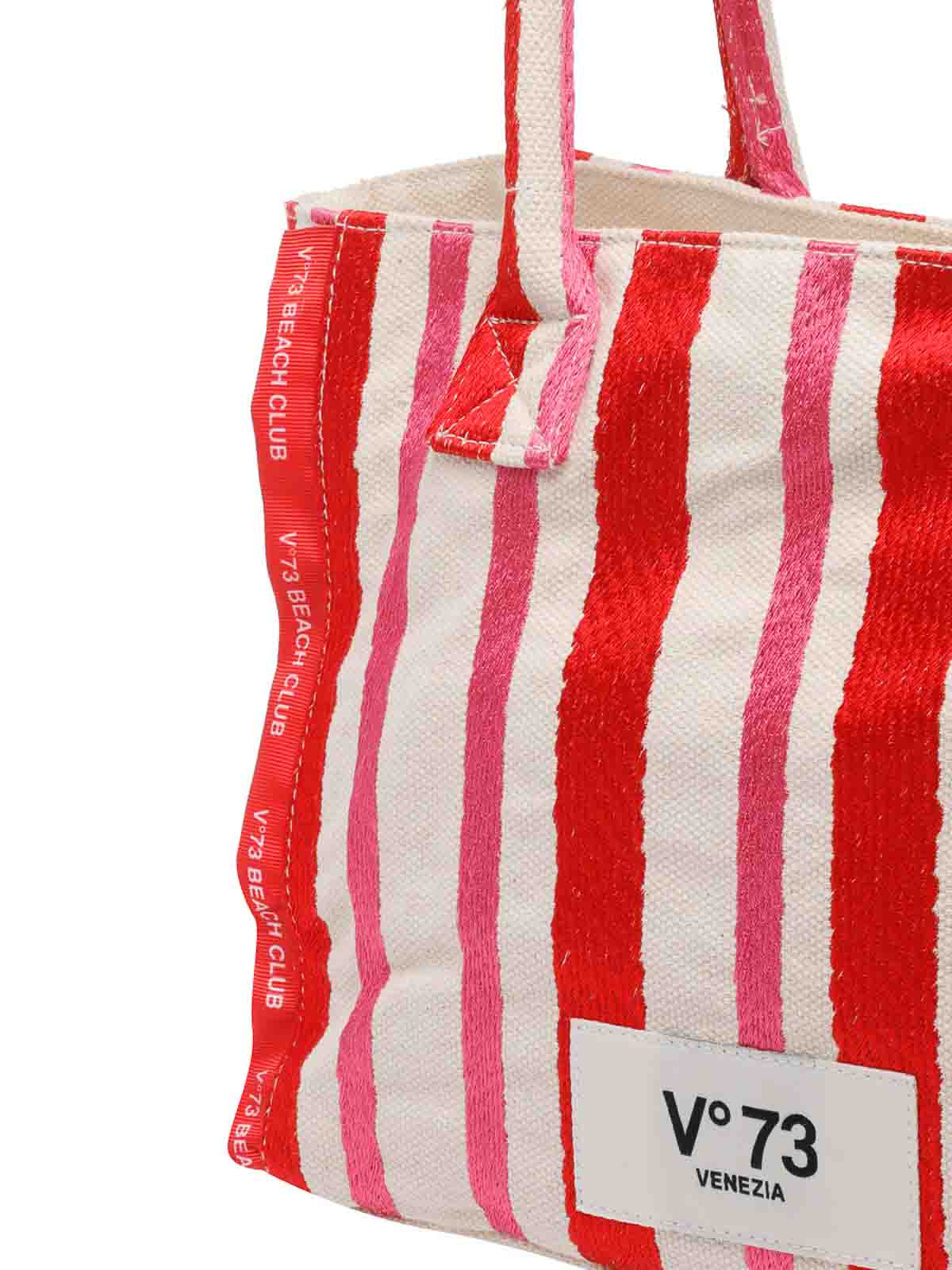 Ilene Shopping Bag 73BS9MV02RROSSOMULTICOLOR (V°73 / トートバッグ ) | V°73 (ヴィ セッタンタトレ)(3)