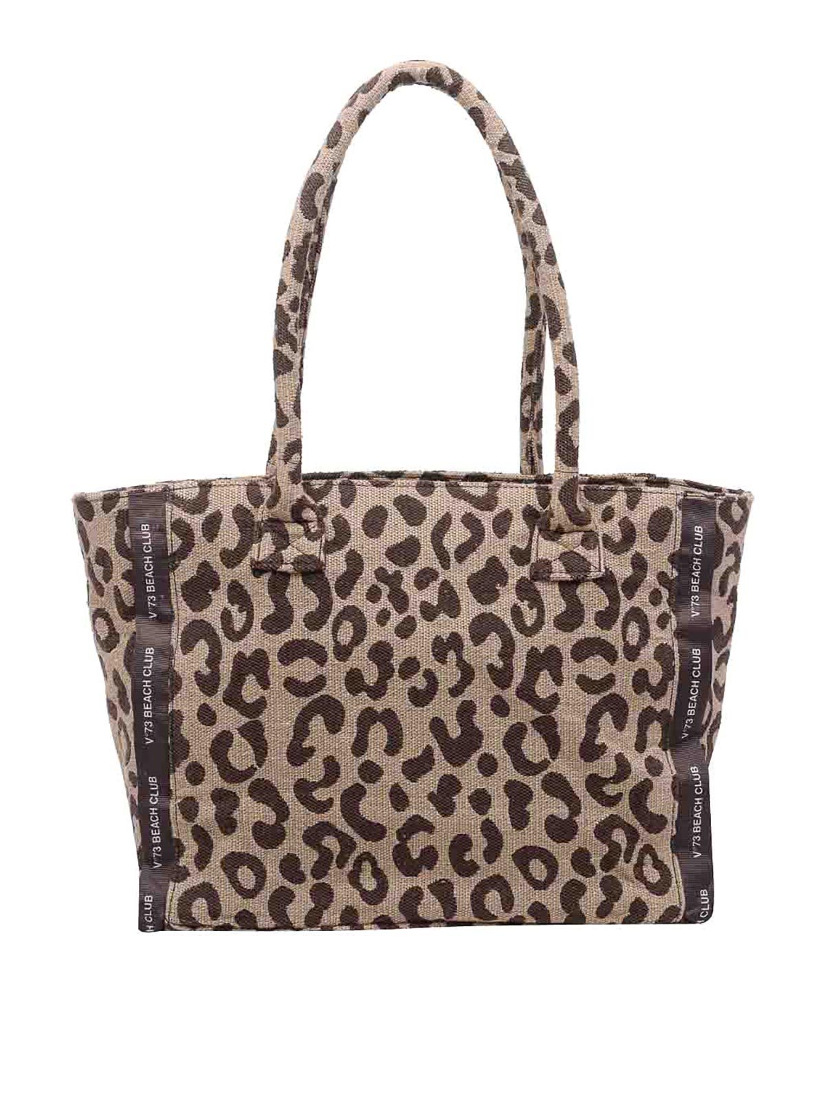 Beige/Moro Ilene Shopping Bag 73BS9MV02MBEIGEMORO (V°73 / トートバッグ ) | V°73 (ヴィ セッタンタトレ)(2)