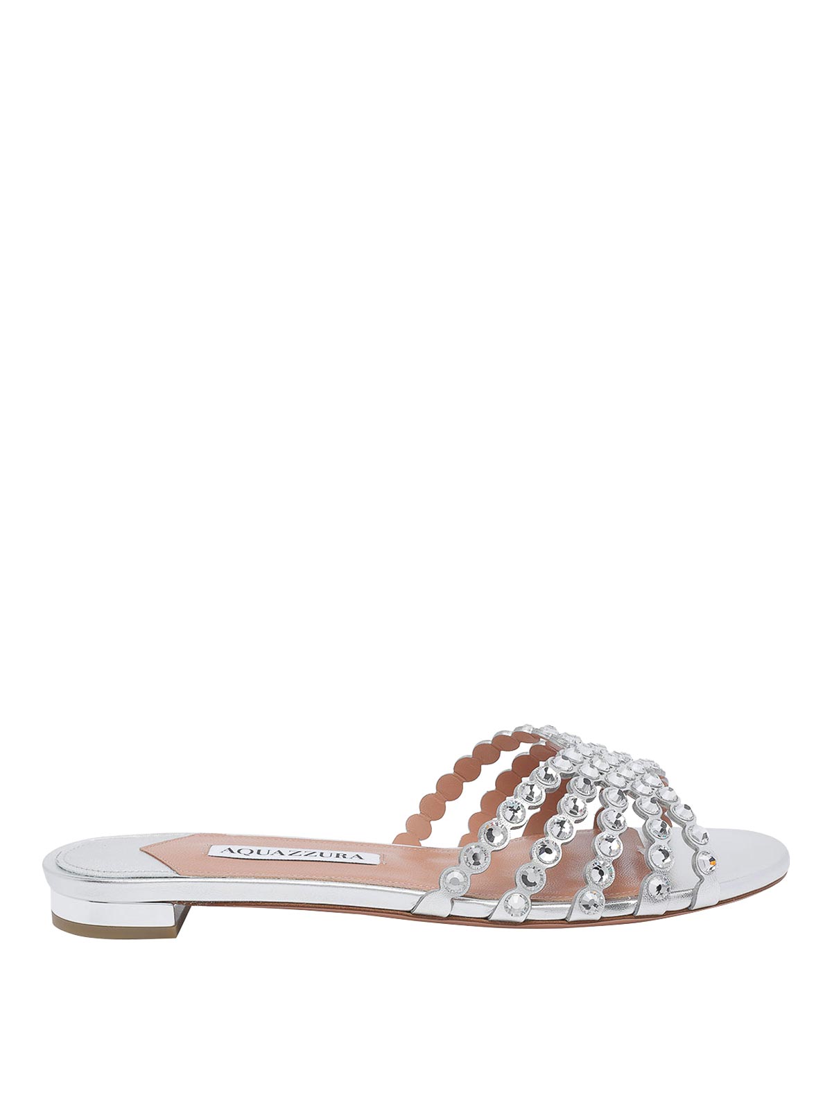 Silver Tequila Flat Sandals TQLFLAS3NPLCCC (AQUAZZURA / サンダル ) | AQUAZZURA (アクアズーラ)