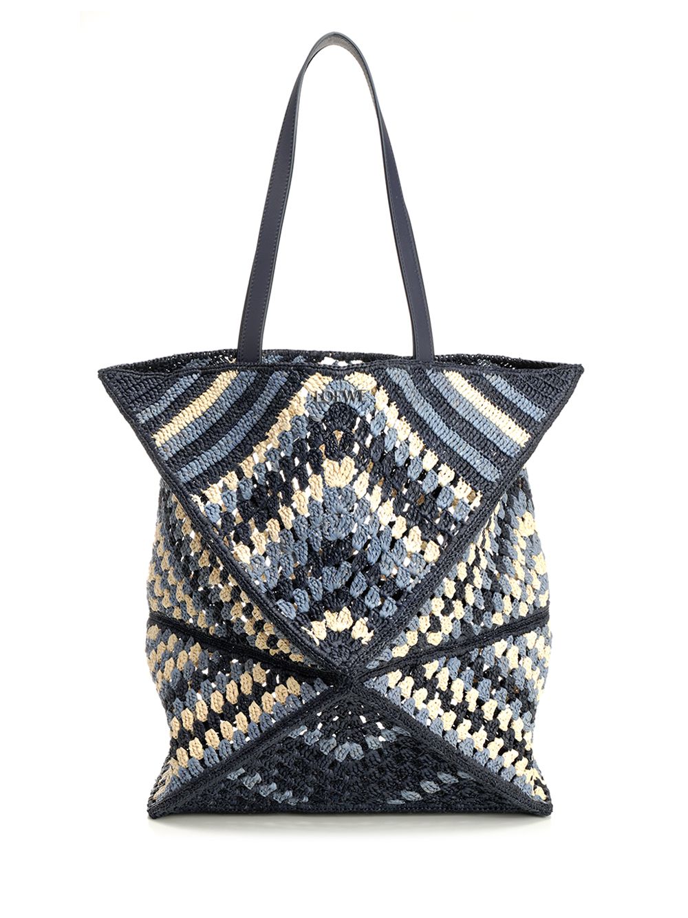 Puzzle Fold XL Tote Bag in raffia B779Q18X570150 (LOEWE / ハンドバッグ・ショルダーバッグ ) | LOEWE (ロエベ)