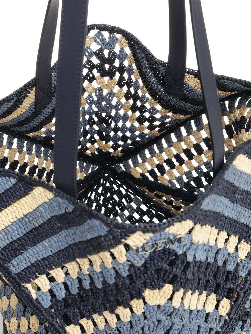 Puzzle Fold XL Tote Bag in raffia B779Q18X570150 (LOEWE / ハンドバッグ・ショルダーバッグ ) | LOEWE (ロエベ)(3)