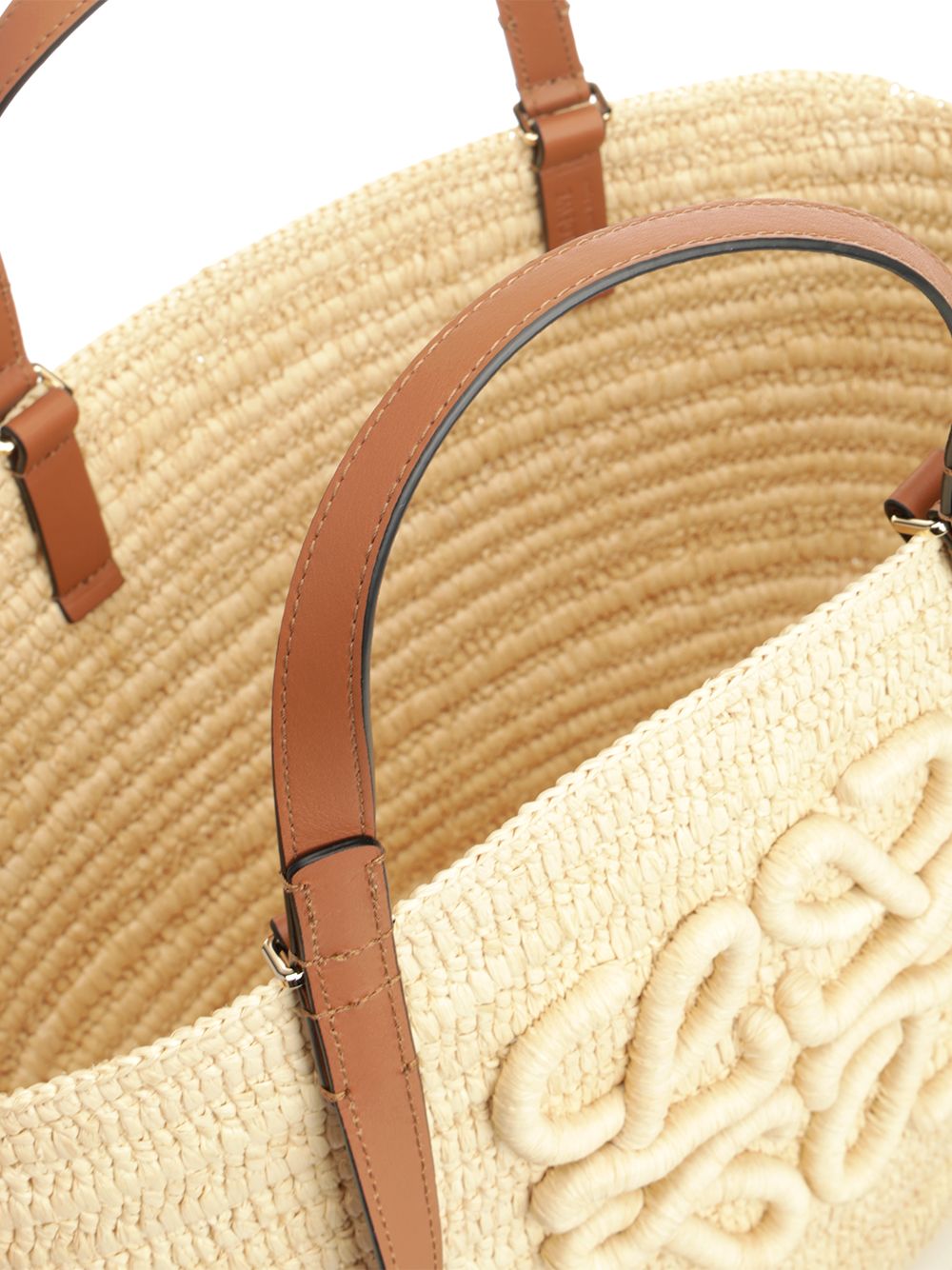 Eclipse medium basket bag in raffia ANNGNN1X012435 (LOEWE / ハンドバッグ・ショルダーバッグ ) | LOEWE (ロエベ)(3)