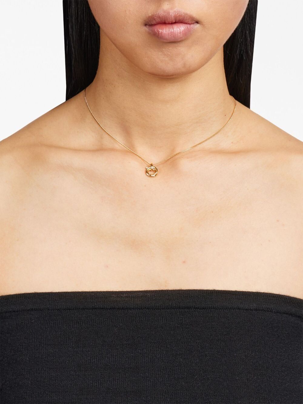 GANCINI TORCHON PENDANT NECKLACE 7606720765594ORO (FERRAGAMO / ネックレス ) | FERRAGAMO (フェラガモ)(1)