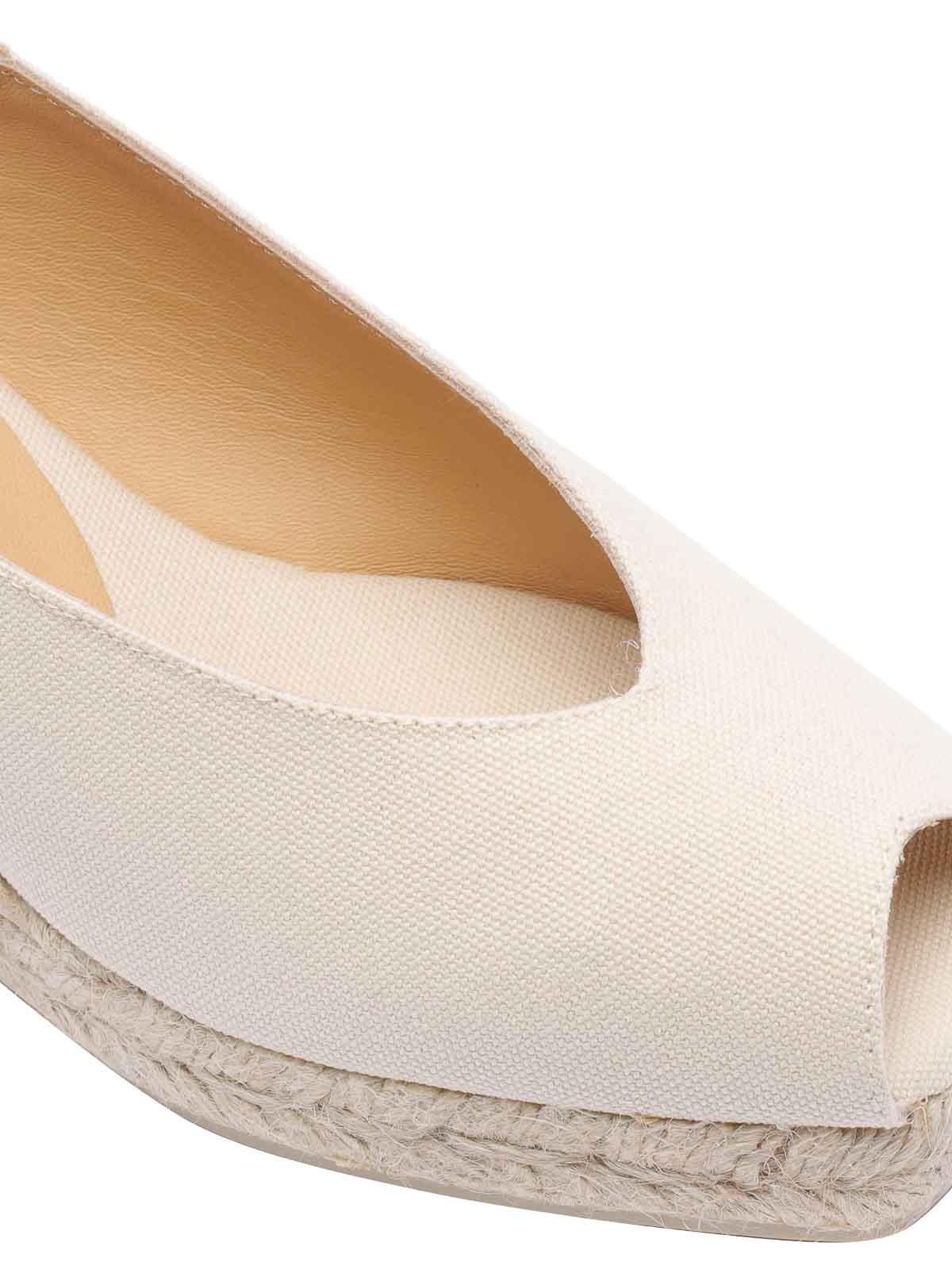 Ivory Dosalia Wedges 21006203 (Castañer / サンダル ) | Castañer (カスタニエール)(3)