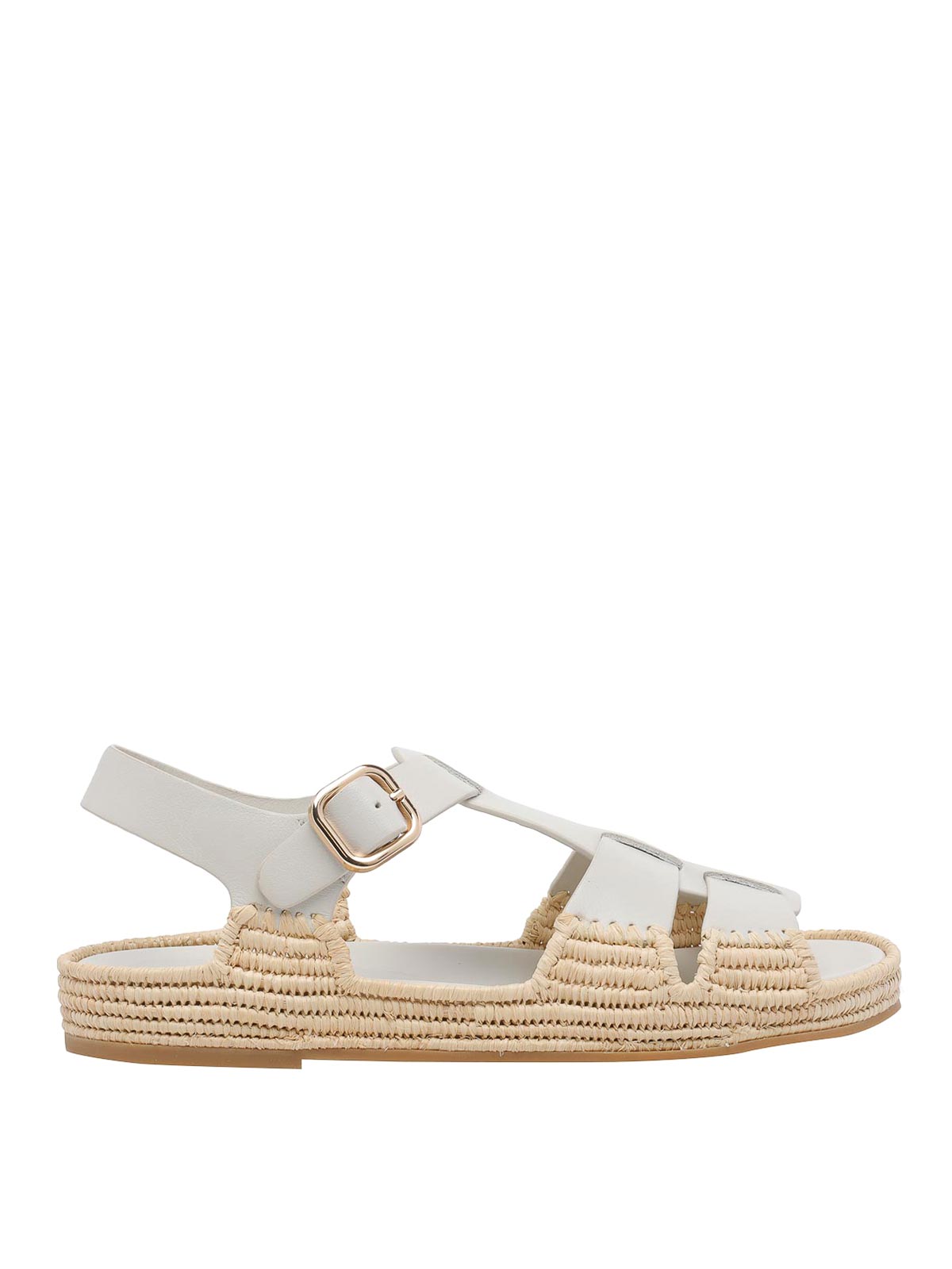 White Yuka Calidis Sandals 2605OFFWHITE (PALOMA BARCELÓ / サンダル ) | PALOMA BARCELÓ (パロマバルセロ)