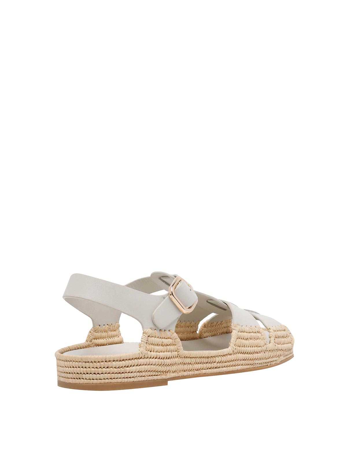 White Yuka Calidis Sandals 2605OFFWHITE (PALOMA BARCELÓ / サンダル ) | PALOMA BARCELÓ (パロマバルセロ)(2)