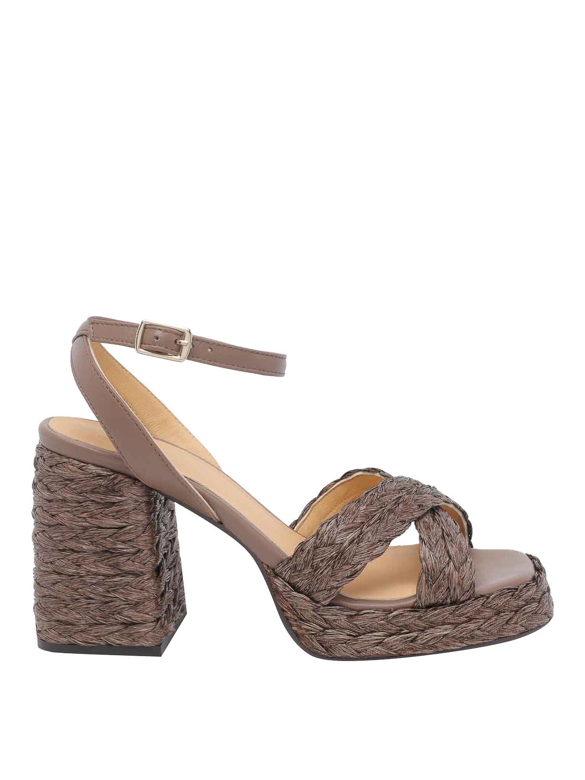 Brown Valeriette Pump Sandals 255552006 (Castañer / サンダル ) | Castañer (カスタニエール)