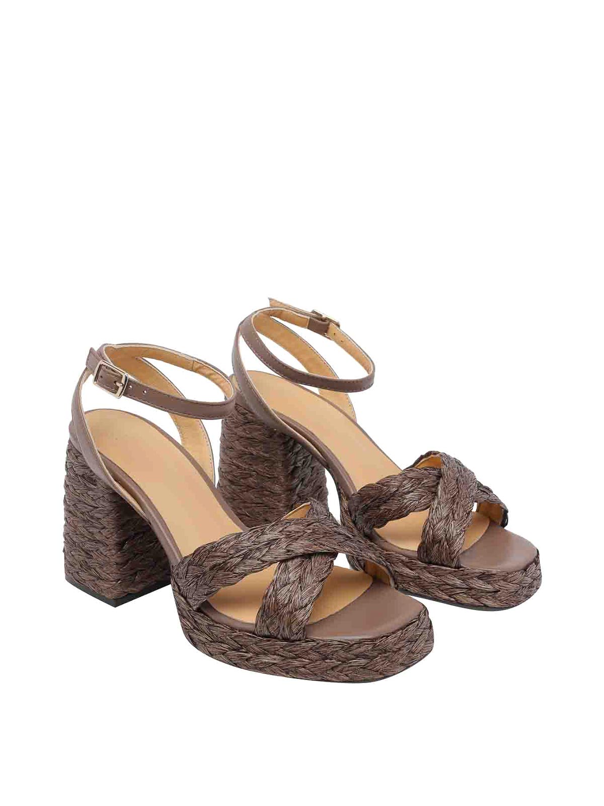 Brown Valeriette Pump Sandals 255552006 (Castañer / サンダル ) | Castañer (カスタニエール)(1)