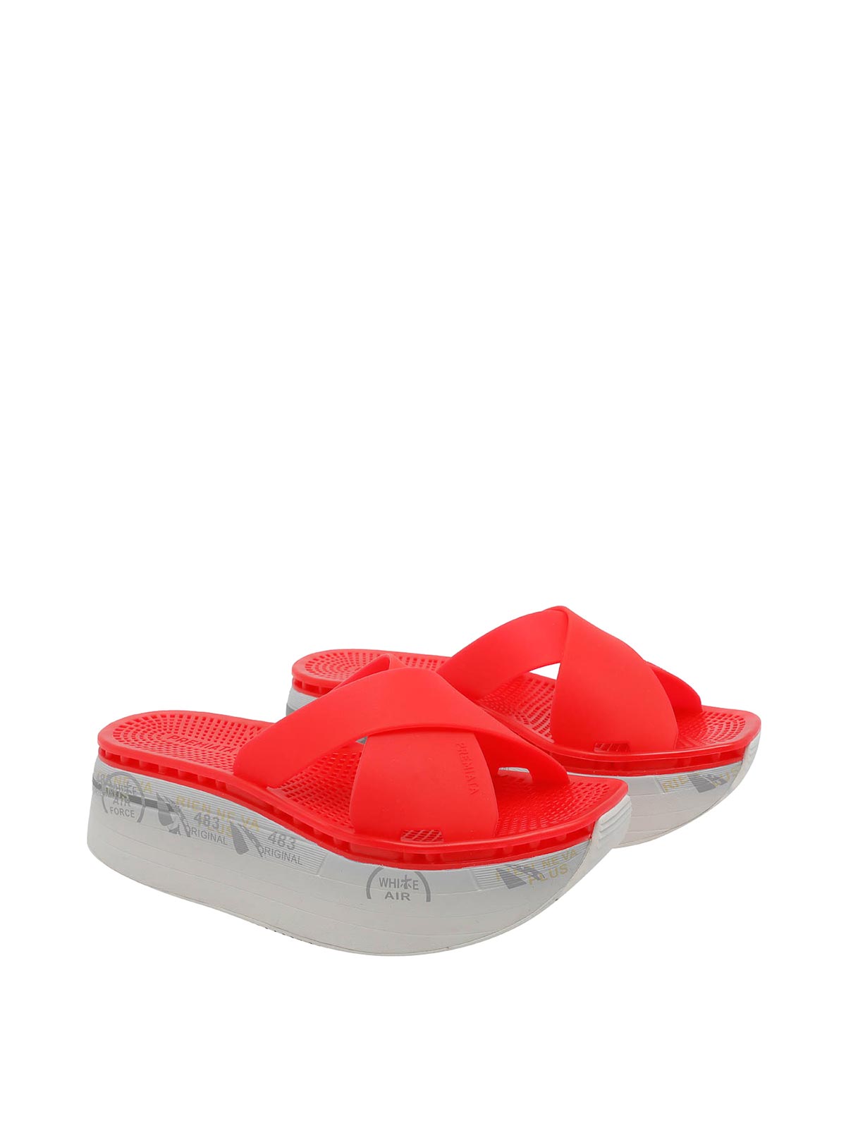 Red Moura Platform Sandals MOURA7456 (PREMIATA / サンダル ) | PREMIATA (プレミアータ)(1)