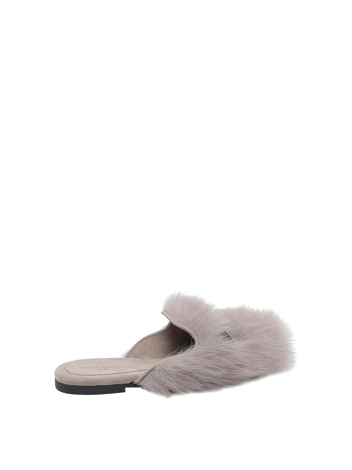 Shearling And Suede Slippers CI0224A9Y938H710 (Dolce & Gabbana / サンダル ) | Dolce & Gabbana (ドルチェガッバーナ)(2)
