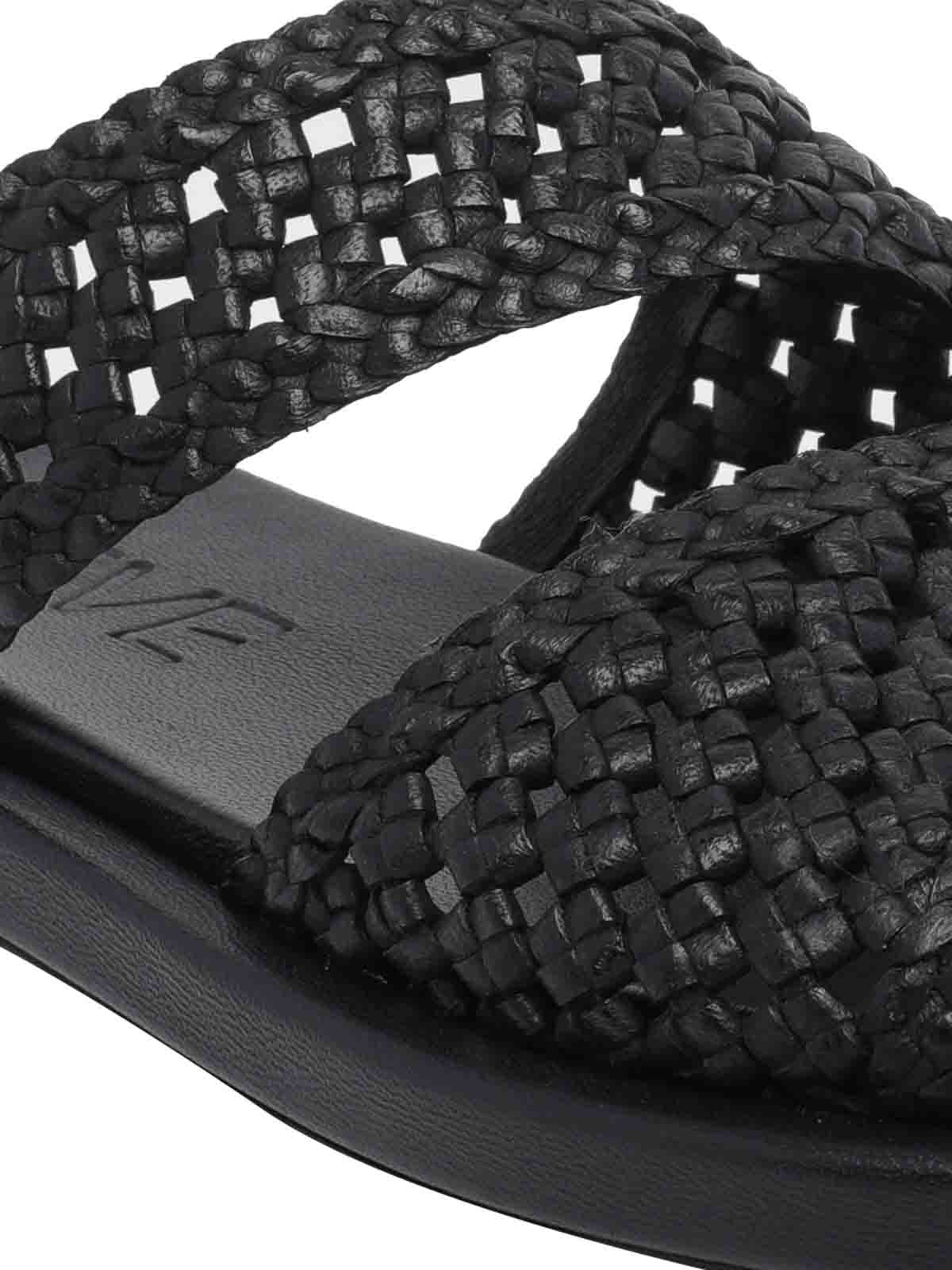 Black Delphine Sandals ARE24NERO (POEVE / サンダル ) | POEVE (ポエヴェ)(3)