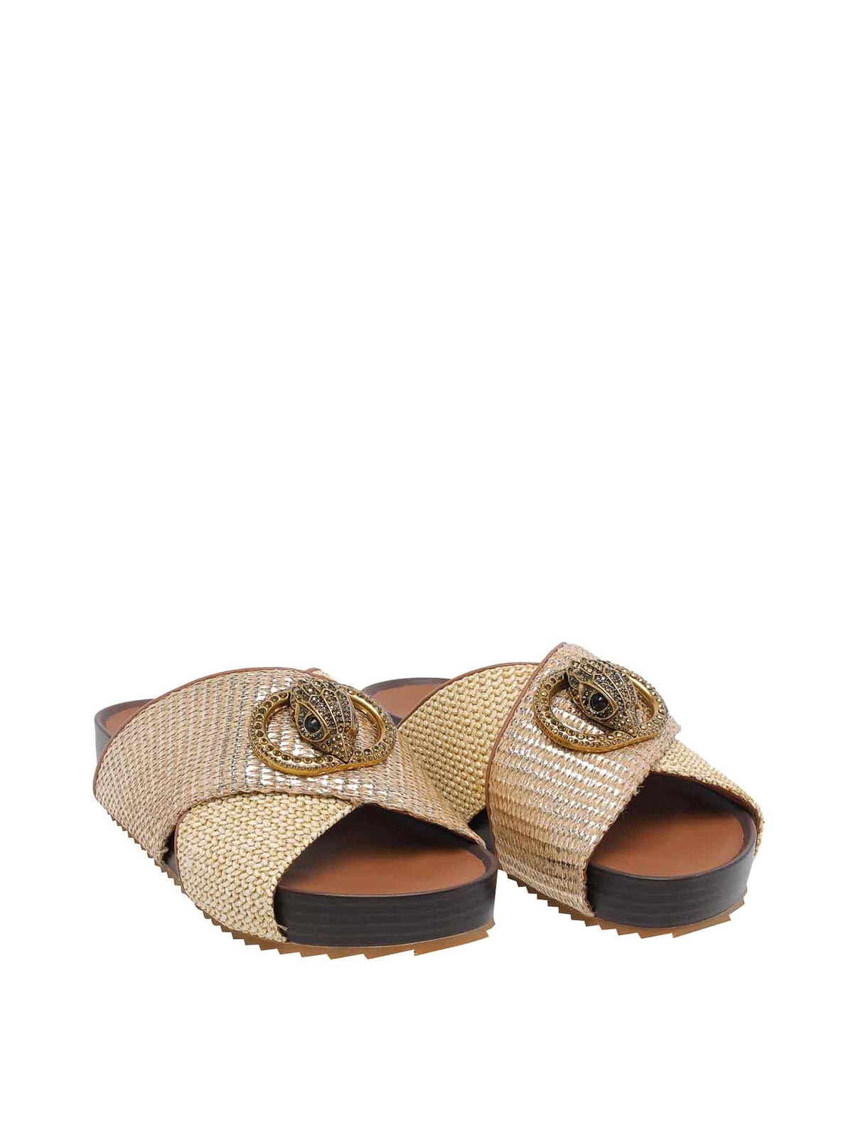 Gold Chelsea Cross Strap Sandals 3973166189GOLDCOMB (KURT GEIGER / サンダル ) | KURT GEIGER (カートガイガー)(1)