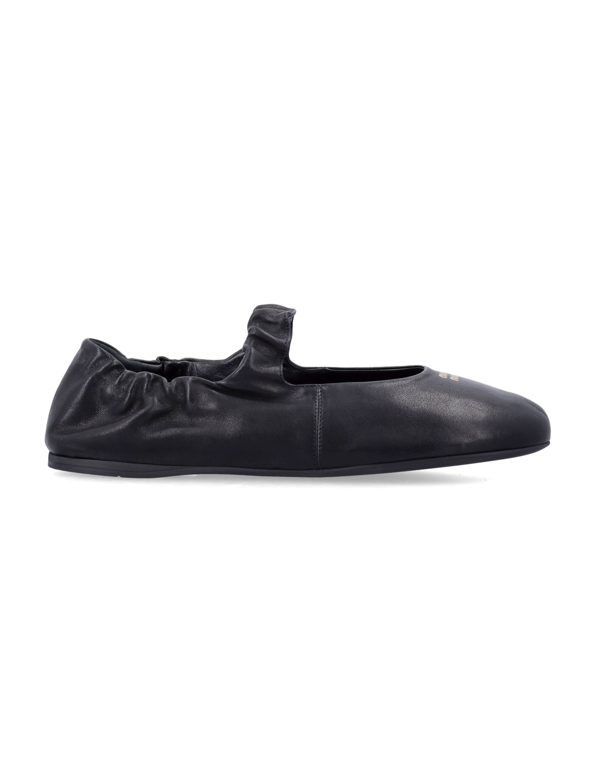 Miu Miu Flat shoes Black 5F340EEFXF0002 (MIU MIU / レースアップ ) | MIU MIU (ミュウミュウ)