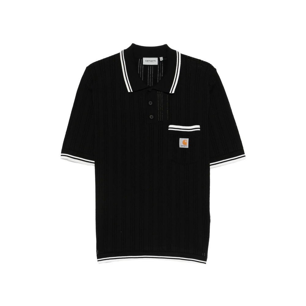 トップス carhartt L/S ARCIE POLO Carhartt Men's Navy Force Snag-Resistant Pocket Polo