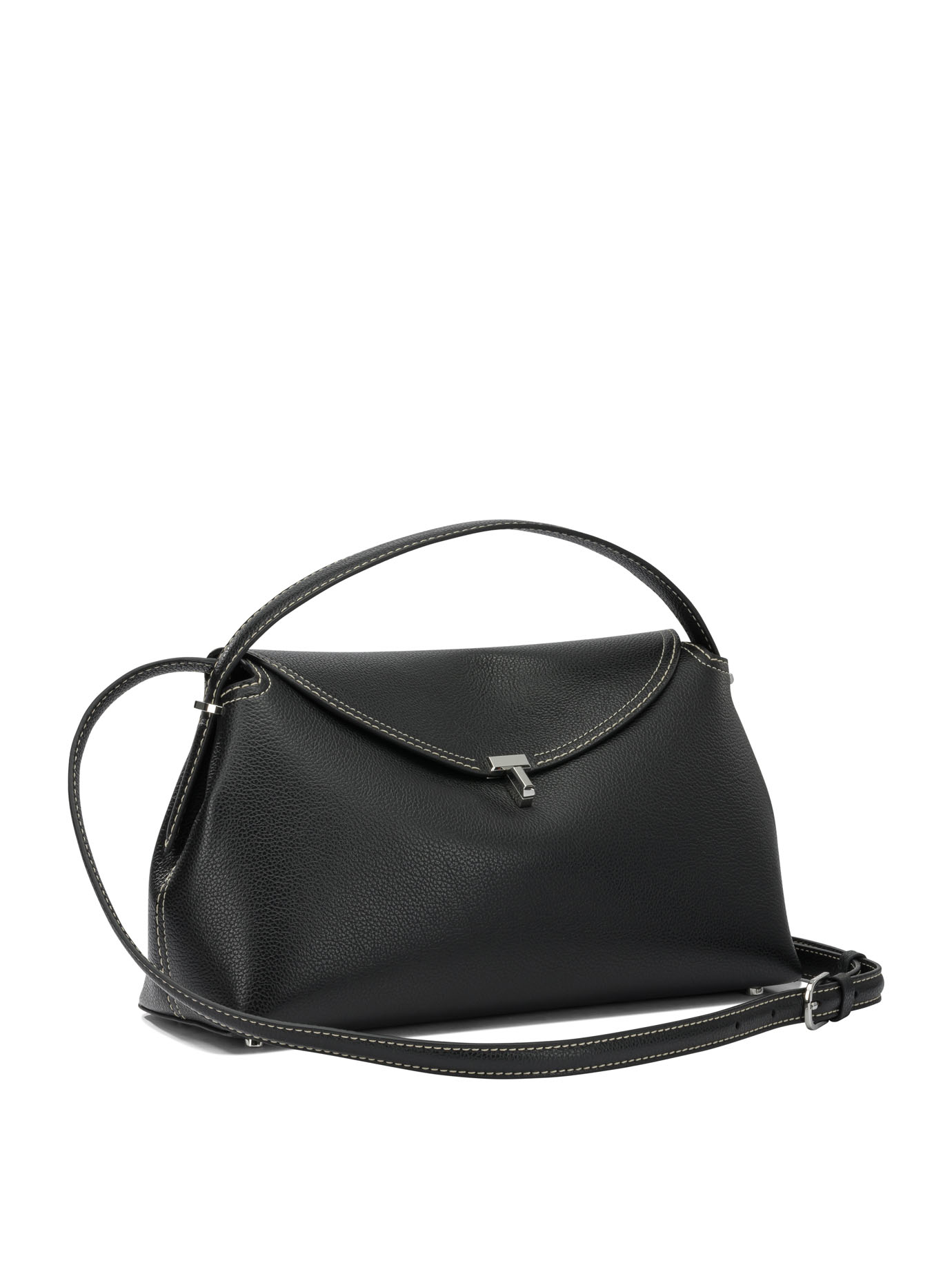 "T-Lock" Medium Hand Bag 234WLGBG427LE0030001BLACK (TOTEME / ハンドバッグ・ショルダーバッグ ) | TOTEME (トーテム)(1)