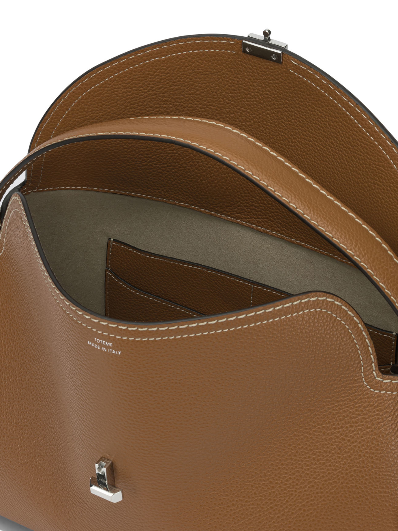 "T-Lock" Medium Hand Bag 234WLGBG427LE0030105TAN (TOTEME / ハンドバッグ・ショルダーバッグ ) | TOTEME (トーテム)(4)