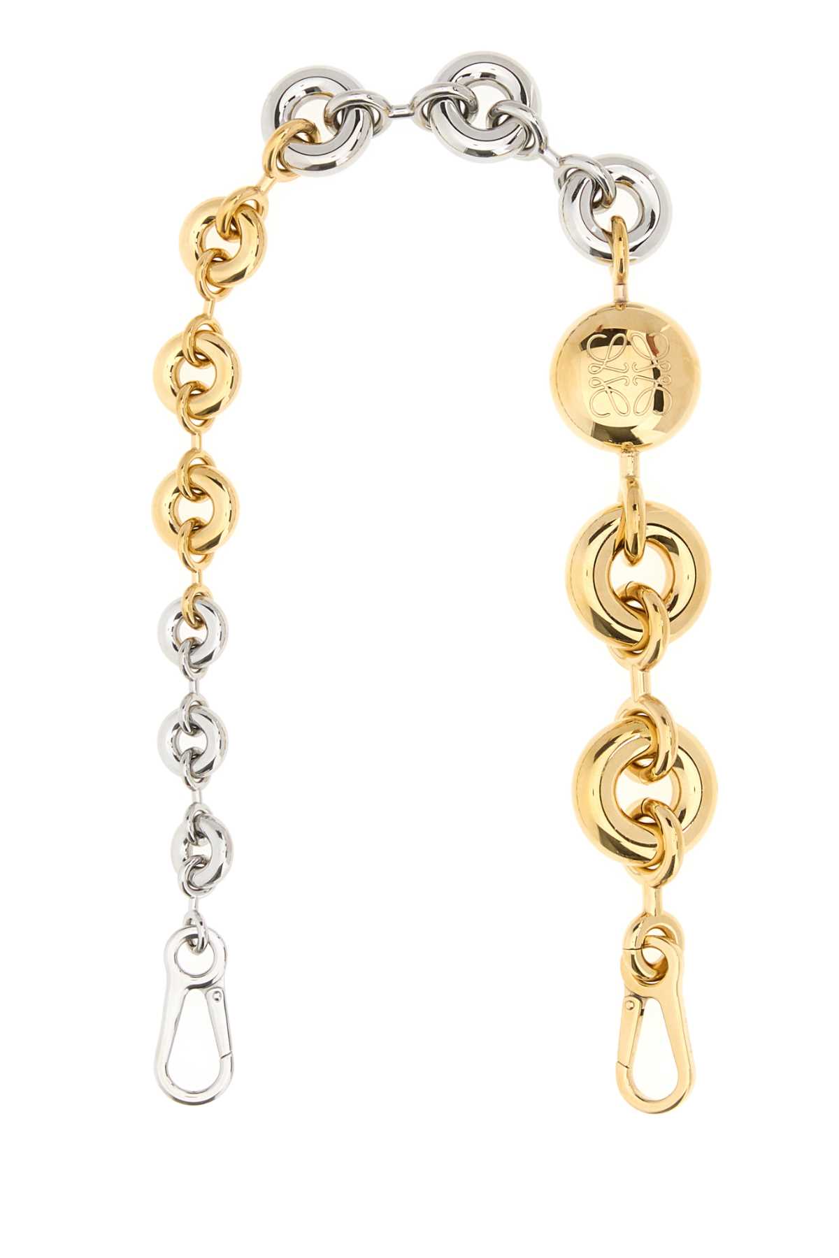 Two-tone metal shoulder strap C564317X01SILVERGOLD (LOEWE / バッグアクセサリー ) | LOEWE (ロエベ)