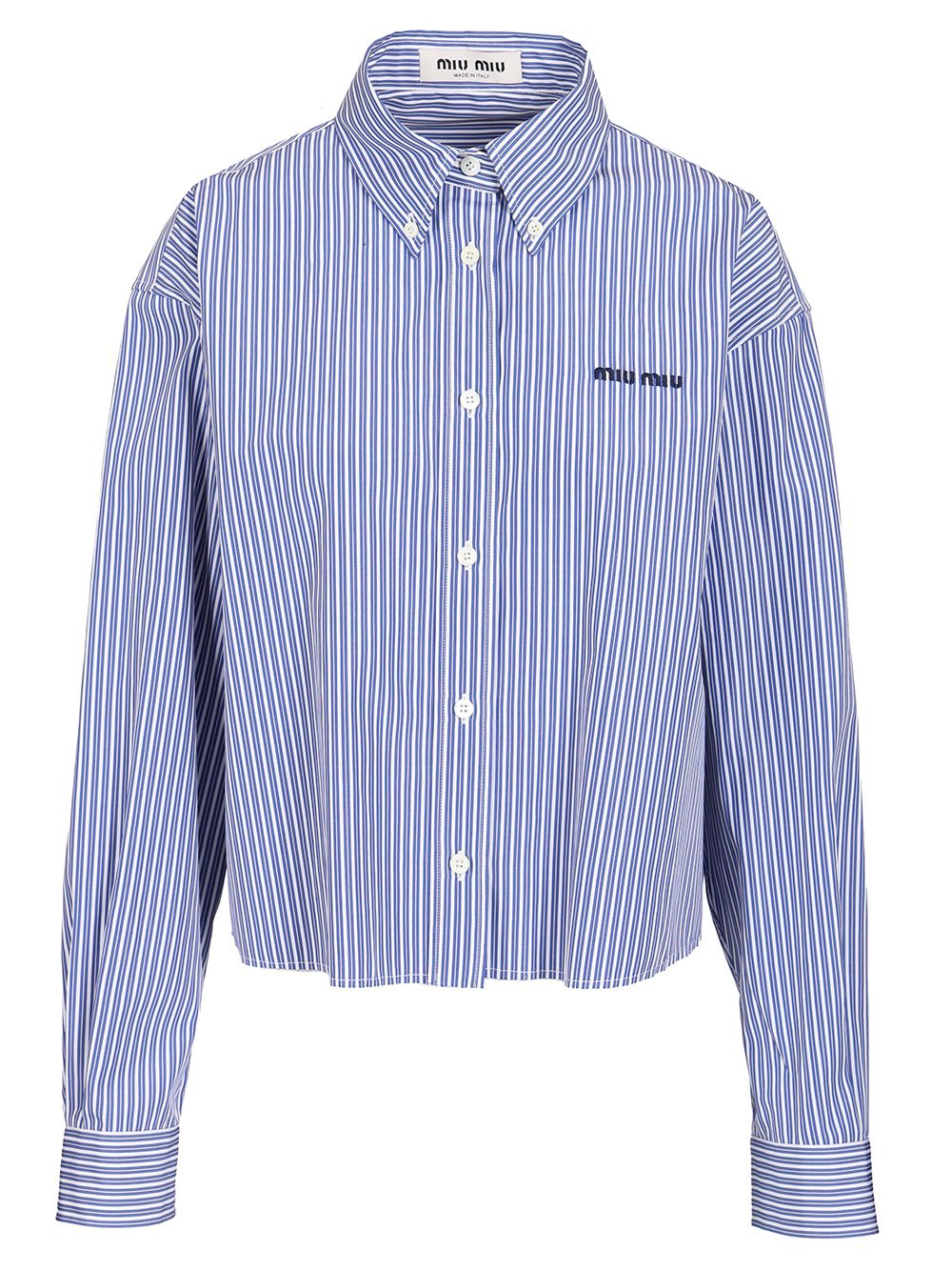 Poplin shirt with logo MK2047 (MIU MIU / シャツ・ブラウス ) | MIU MIU (ミュウミュウ)