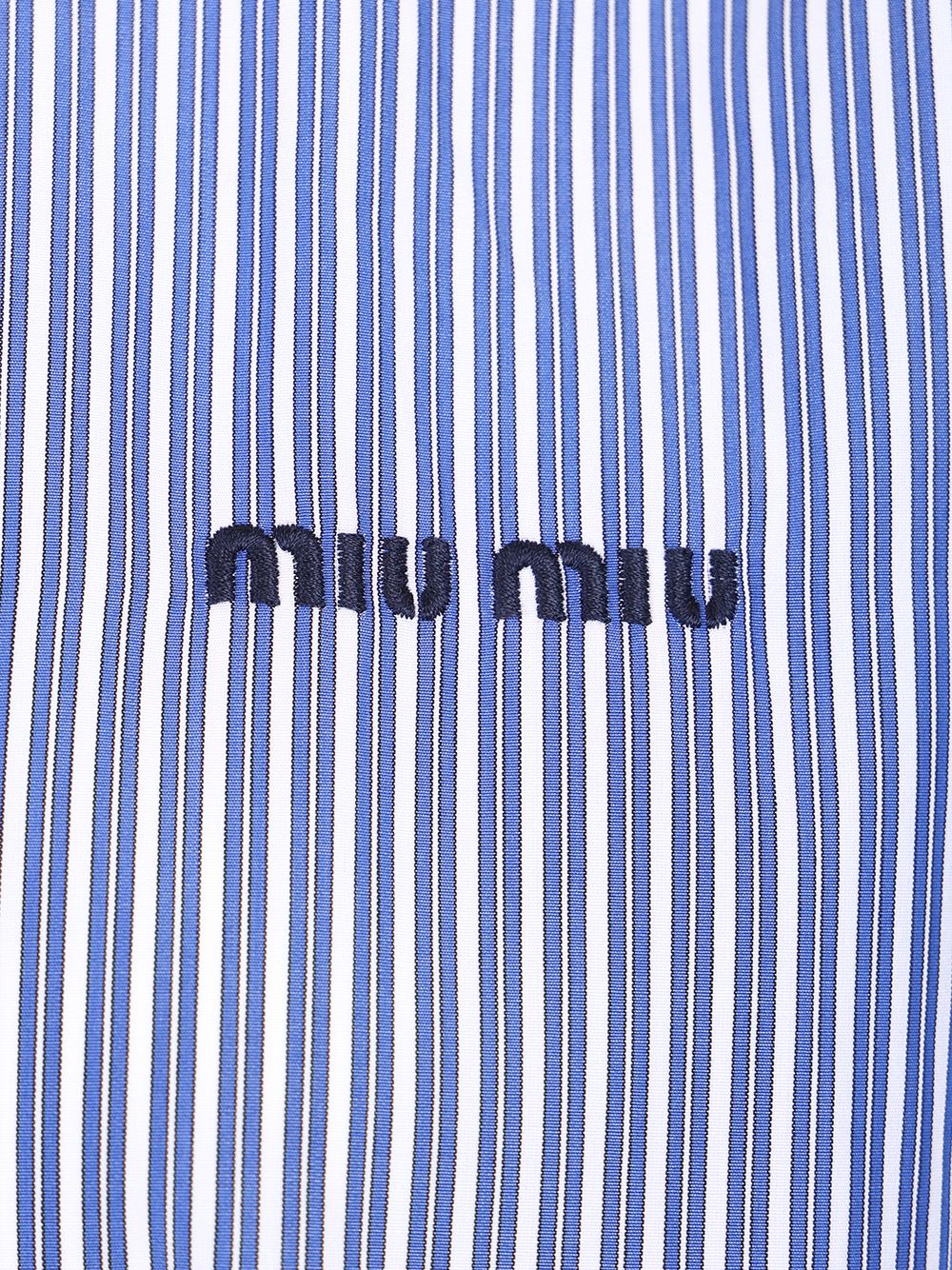 Poplin shirt with logo MK2047 (MIU MIU / シャツ・ブラウス ) | MIU MIU (ミュウミュウ)(3)