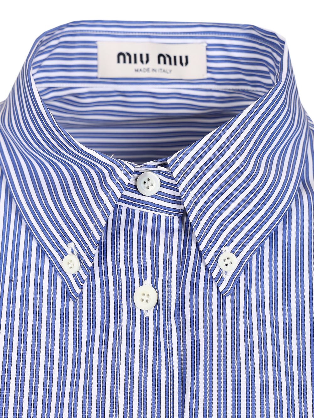Poplin shirt with logo MK2047 (MIU MIU / シャツ・ブラウス ) | MIU MIU (ミュウミュウ)(4)