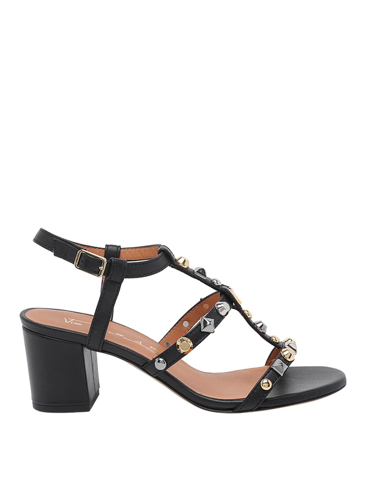 Black Pump Sandals 4637S56NERO (Via Rome 15 / サンダル ) | Via Rome 15 (ヴィアローマ クインディチ)
