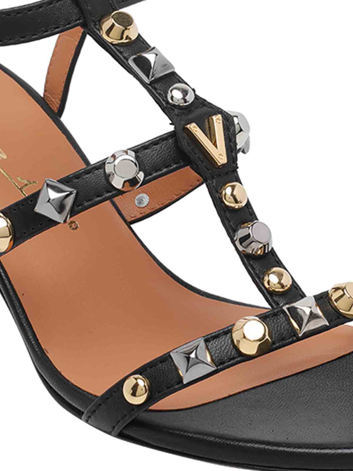Black Pump Sandals 4637S56NERO (Via Rome 15 / サンダル ) | Via Rome 15 (ヴィアローマ クインディチ)(3)