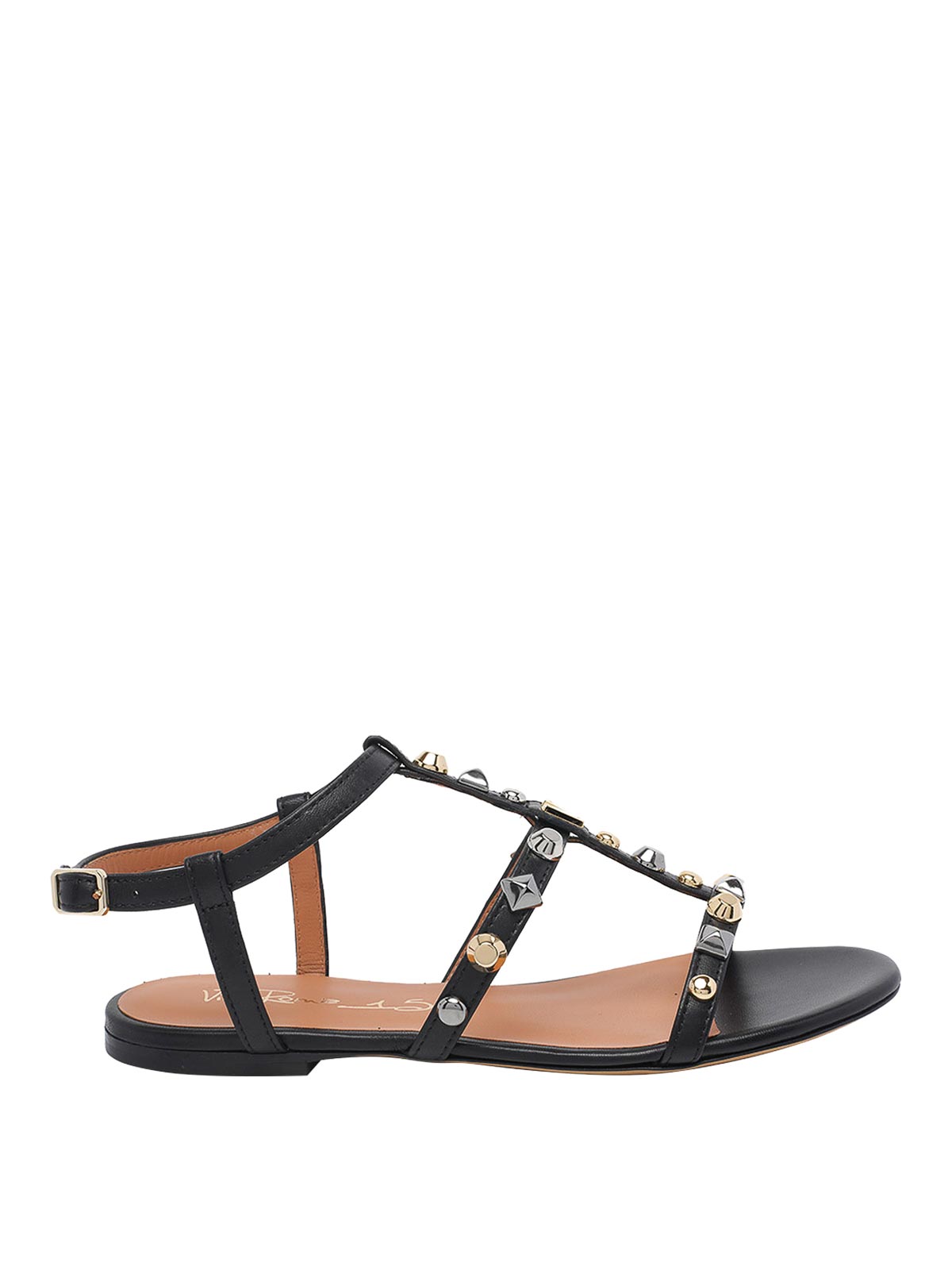 Black Sandals 464083CNERO (Via Rome 15 / サンダル ) | Via Rome 15 (ヴィアローマ クインディチ)
