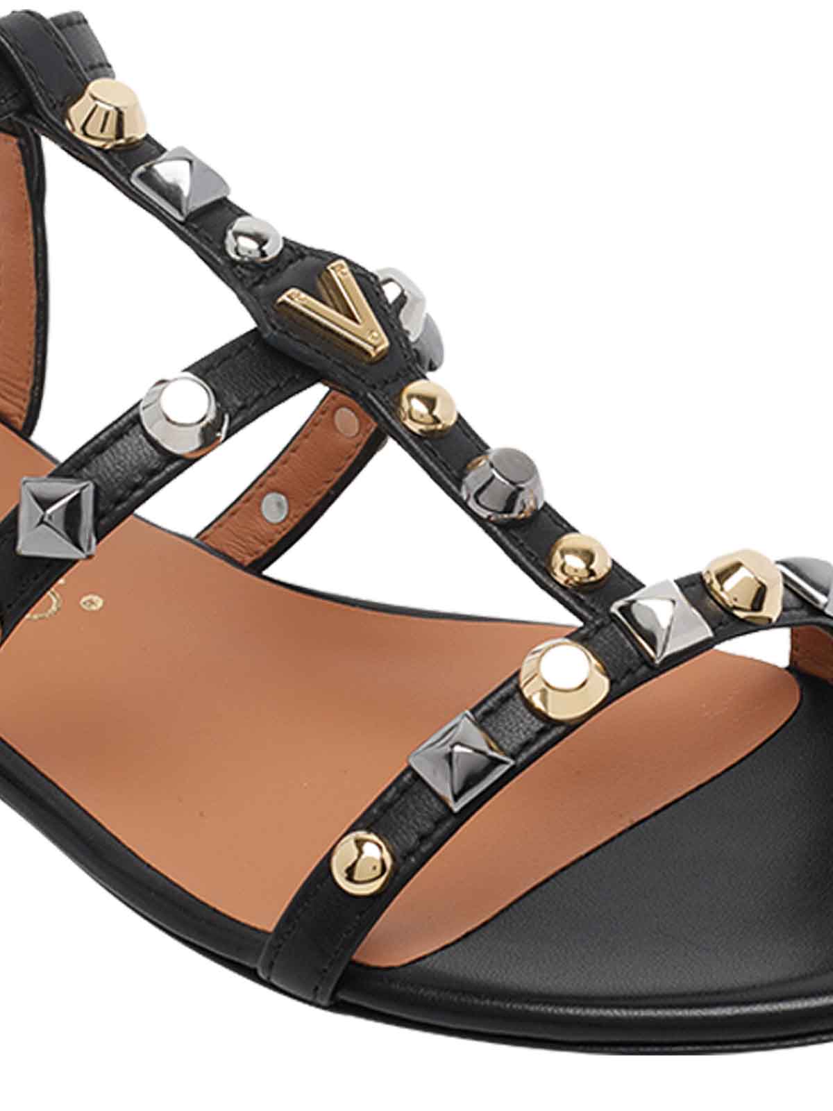 Black Sandals 464083CNERO (Via Rome 15 / サンダル ) | Via Rome 15 (ヴィアローマ クインディチ)(3)