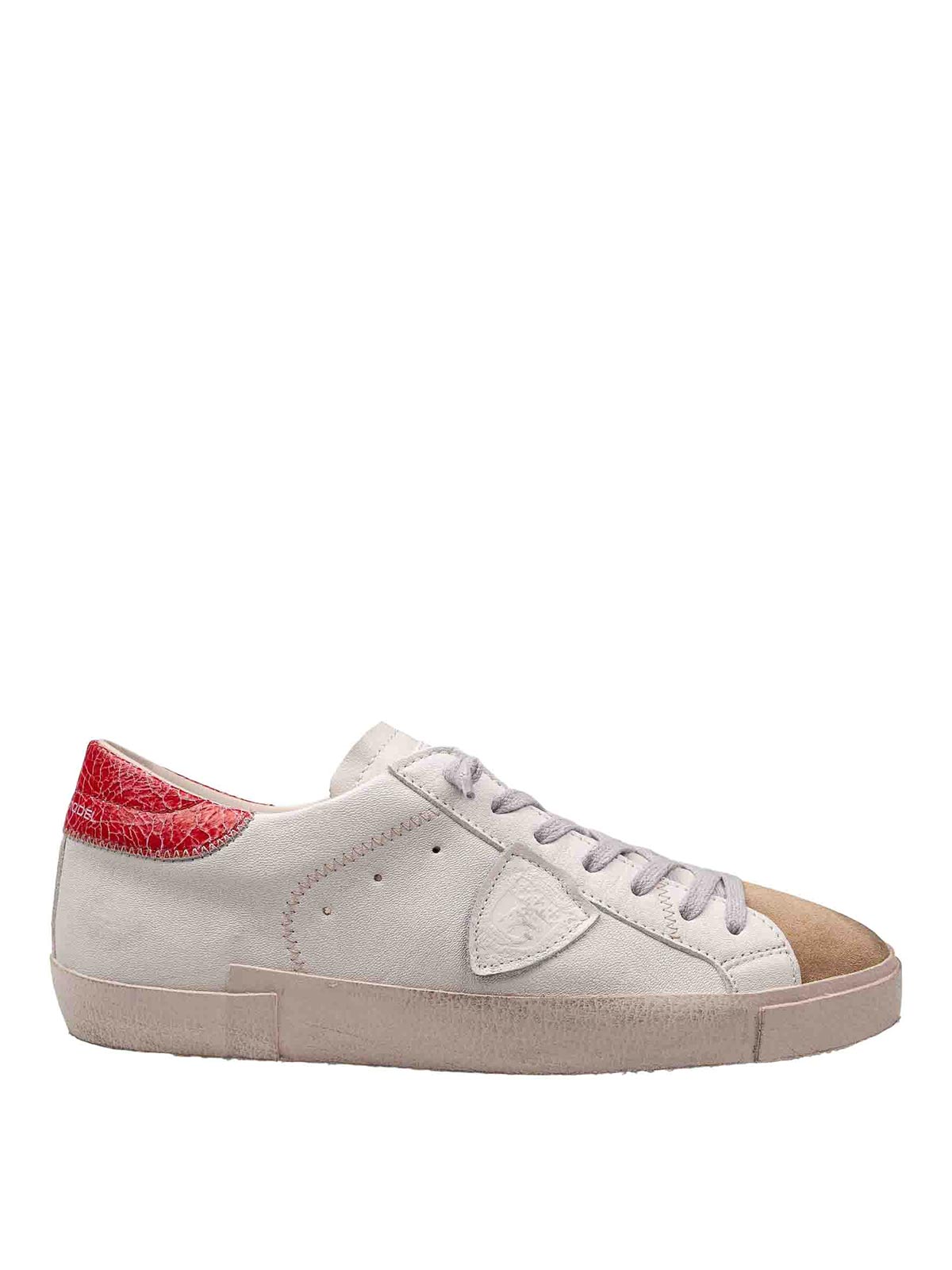 Leather and suede sneakers PRLUWX51 (PHILIPPE MODEL / スニーカー ) | PHILIPPE MODEL (フィリップモデル)