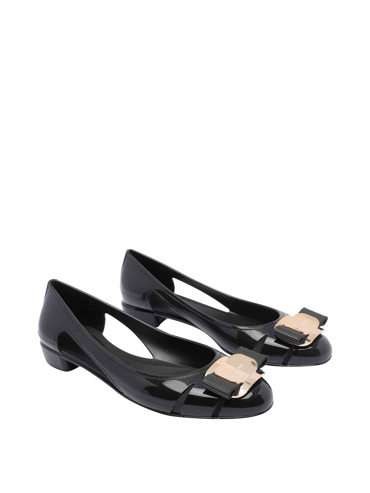 Black Nara Jelly Ballets 78544101K557NERO (FERRAGAMO / フラットシューズ ) | FERRAGAMO (フェラガモ)(1)