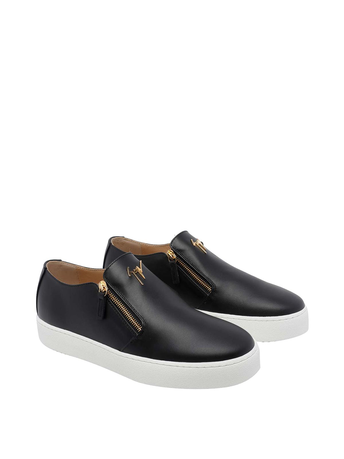 Black Gz Mike Zip Slip On RM60020002 (GIUSEPPE ZANOTTI / スニーカー ) | GIUSEPPE ZANOTTI (ジュゼッペ ザノッティ)(1)