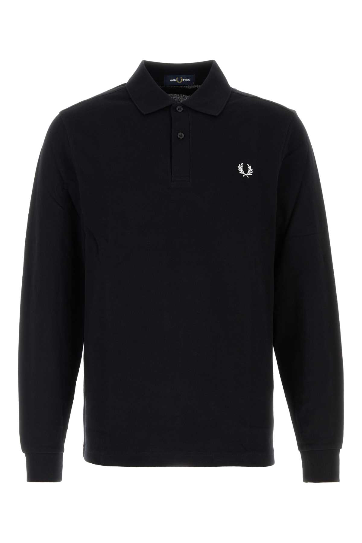 Black piquet polo shirt M6006350 (FRED PERRY / ポロシャツ ) | FRED PERRY (フレッドペリー)