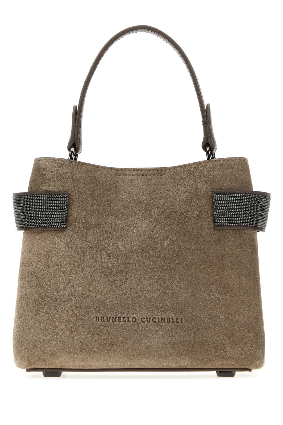 Mud suede handbag MBDLD2499PC8769 (Brunello Cucinelli / ハンドバッグ・ショルダーバッグ ) | Brunello Cucinelli (ブルネロ・クチネリ)