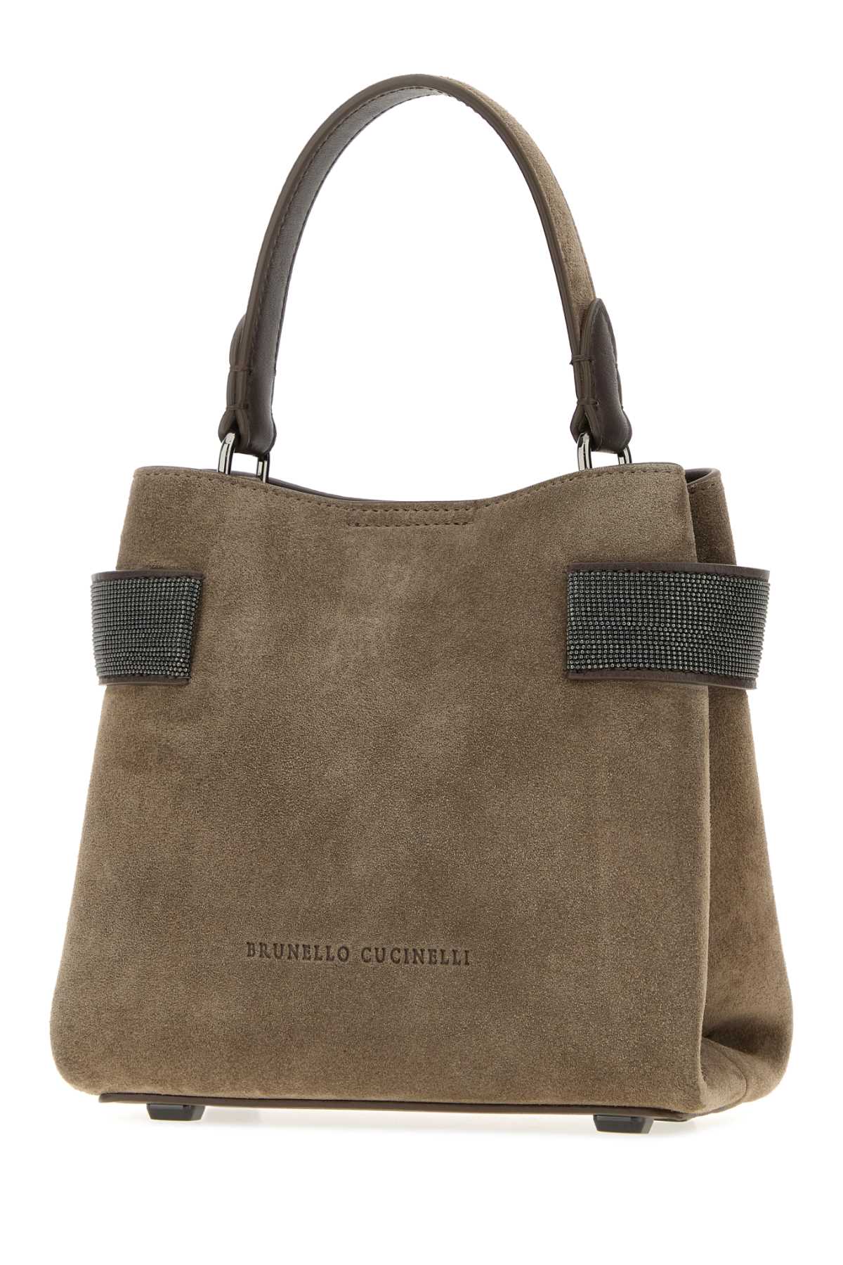Mud suede handbag MBDLD2499PC8769 (Brunello Cucinelli / ハンドバッグ・ショルダーバッグ ) | Brunello Cucinelli (ブルネロ・クチネリ)(1)