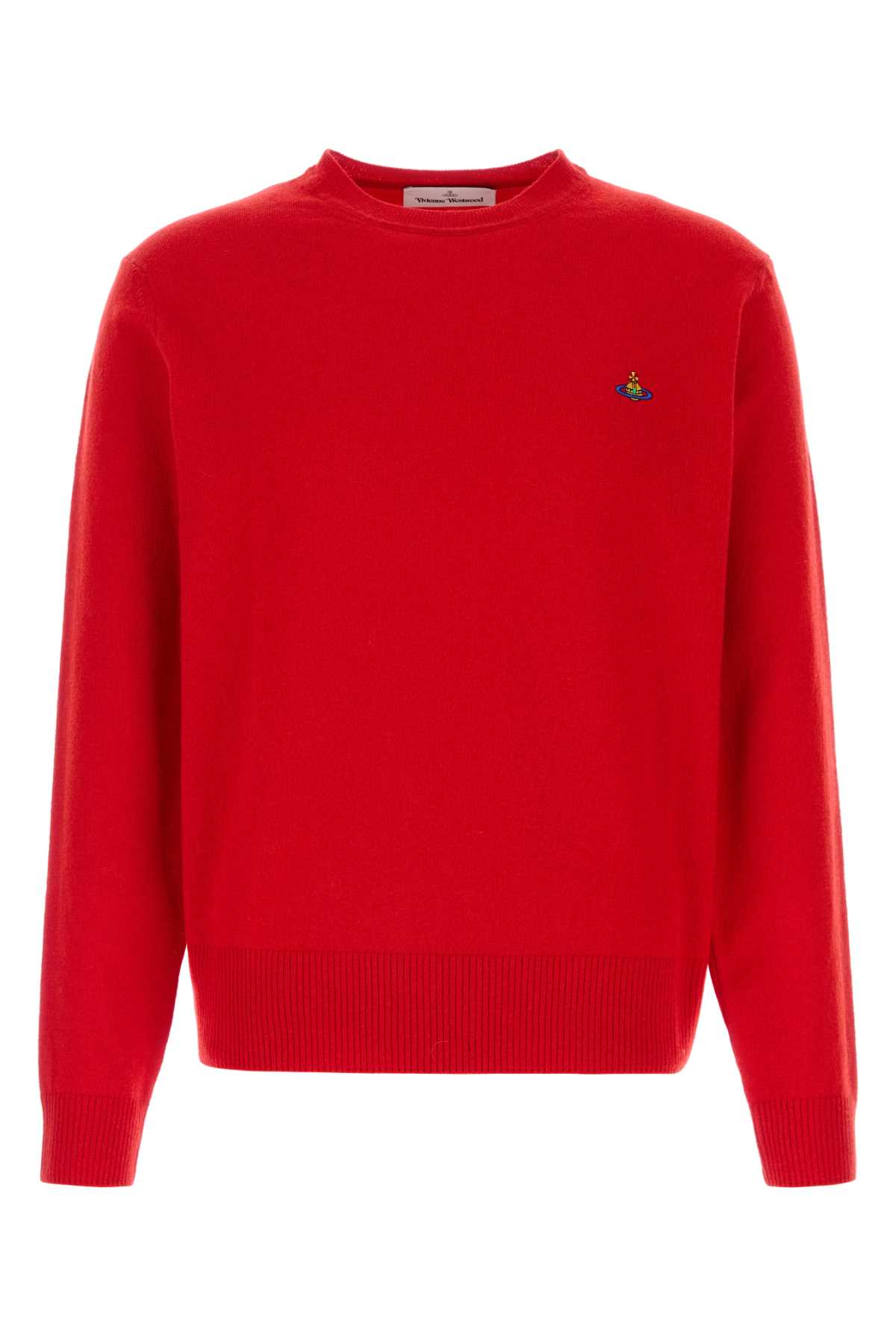 Red wool blend Alex sweater 2701002TY0018H407 (Vivienne Westwood / ニット・セーター・カーディガン ) | Vivienne Westwood (ヴィヴィアン・ウェストウッド)