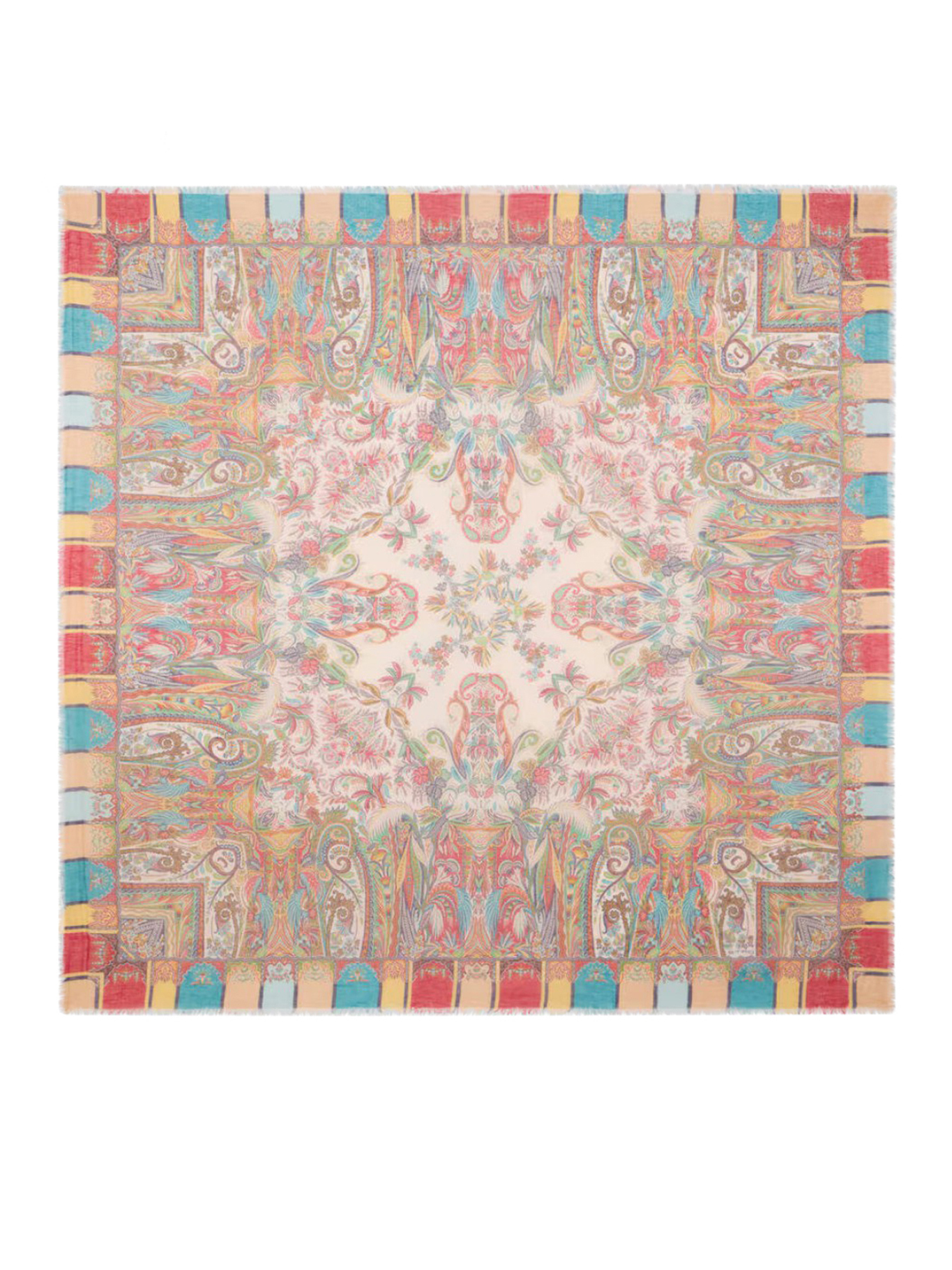 MODAL BLEND SCARF WITH PAISLEY FOLIAGE PATTERN WAYA0001AK18KX0800 (ETRO / スカーフ・マフラー ) | ETRO (エトロ)