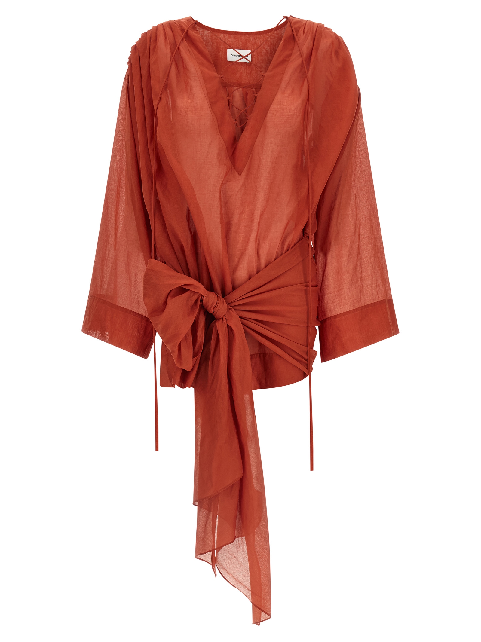 'Indira' dress TM190125ATNC108TANGERINE (THE ANDAMANE / ワンピース・ドレス・オールインワン ) | THE ANDAMANE (アンダマン)