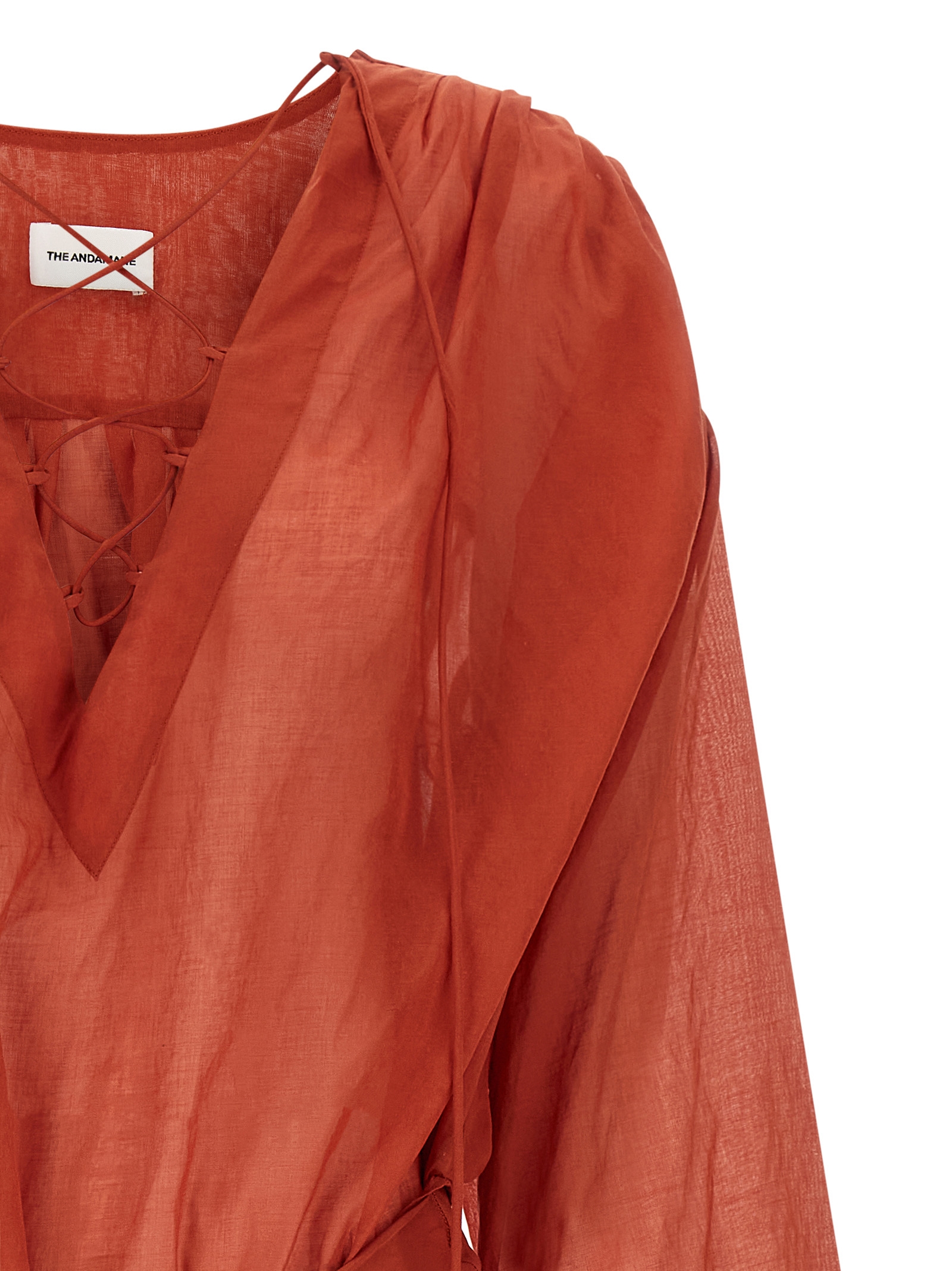 'Indira' dress TM190125ATNC108TANGERINE (THE ANDAMANE / ワンピース・ドレス・オールインワン ) | THE ANDAMANE (アンダマン)(2)