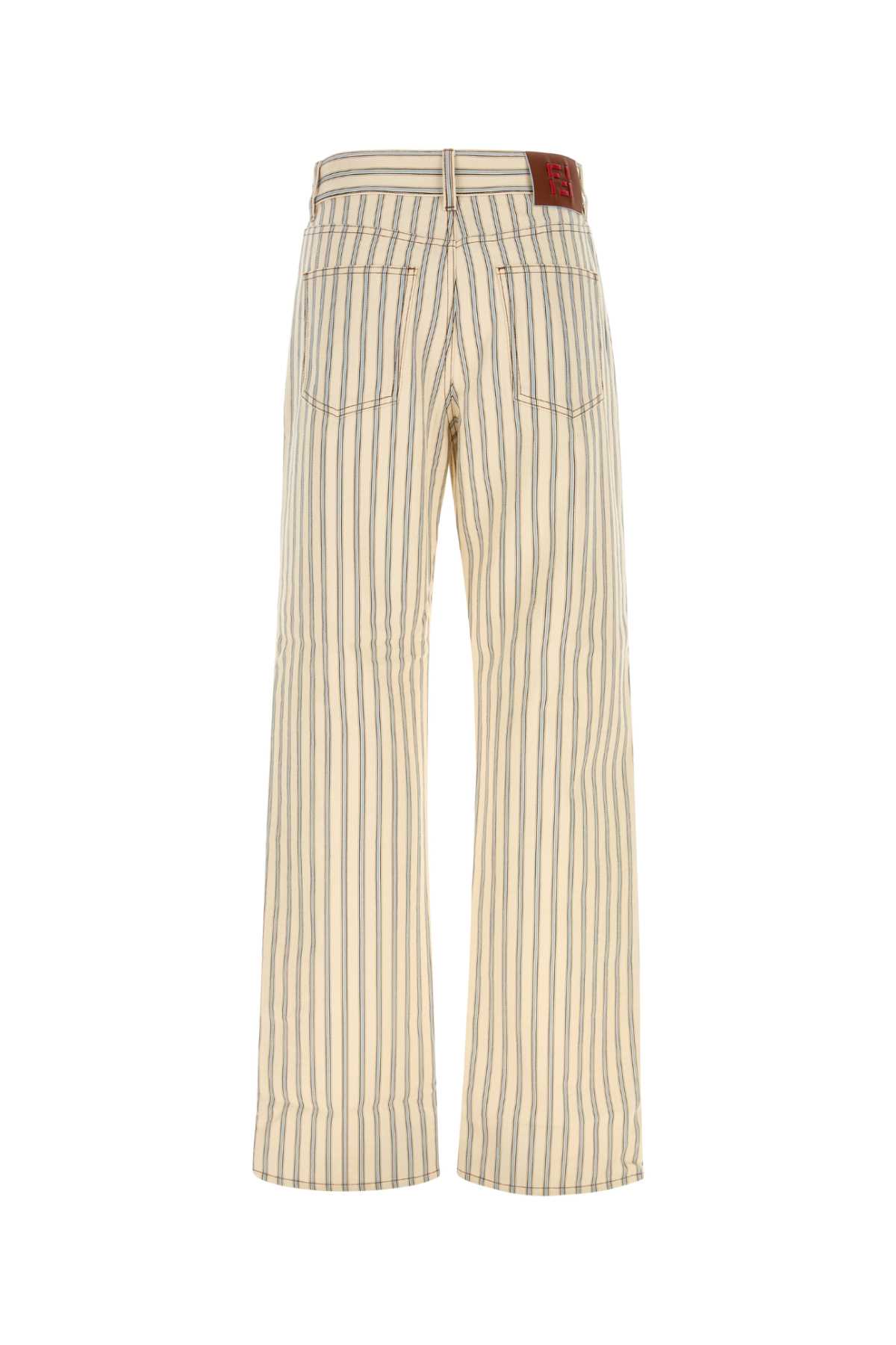Embroidered cotton pant FLP882AOHTF1W17 (FENDI / ジーンズ ) | FENDI (フェンディ)(1)