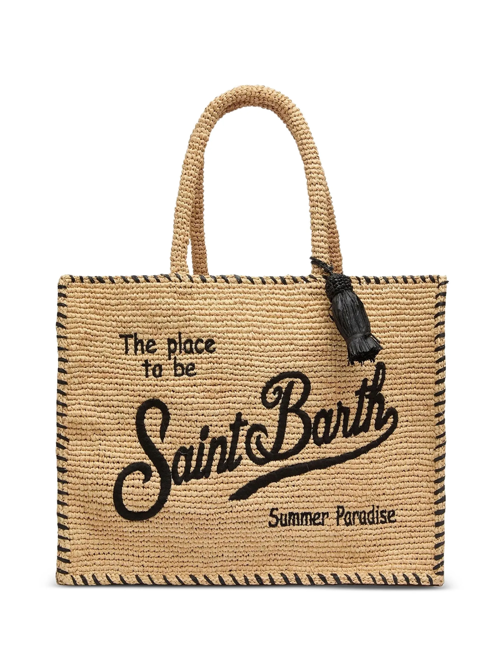 COLETTE RAFFIA BAG WITH EMBROIDERED LOGO COL0013W09045L (MC2 SAINT BARTH / トートバッグ ) | MC2 SAINT BARTH (エムシーツーセイントバース)
