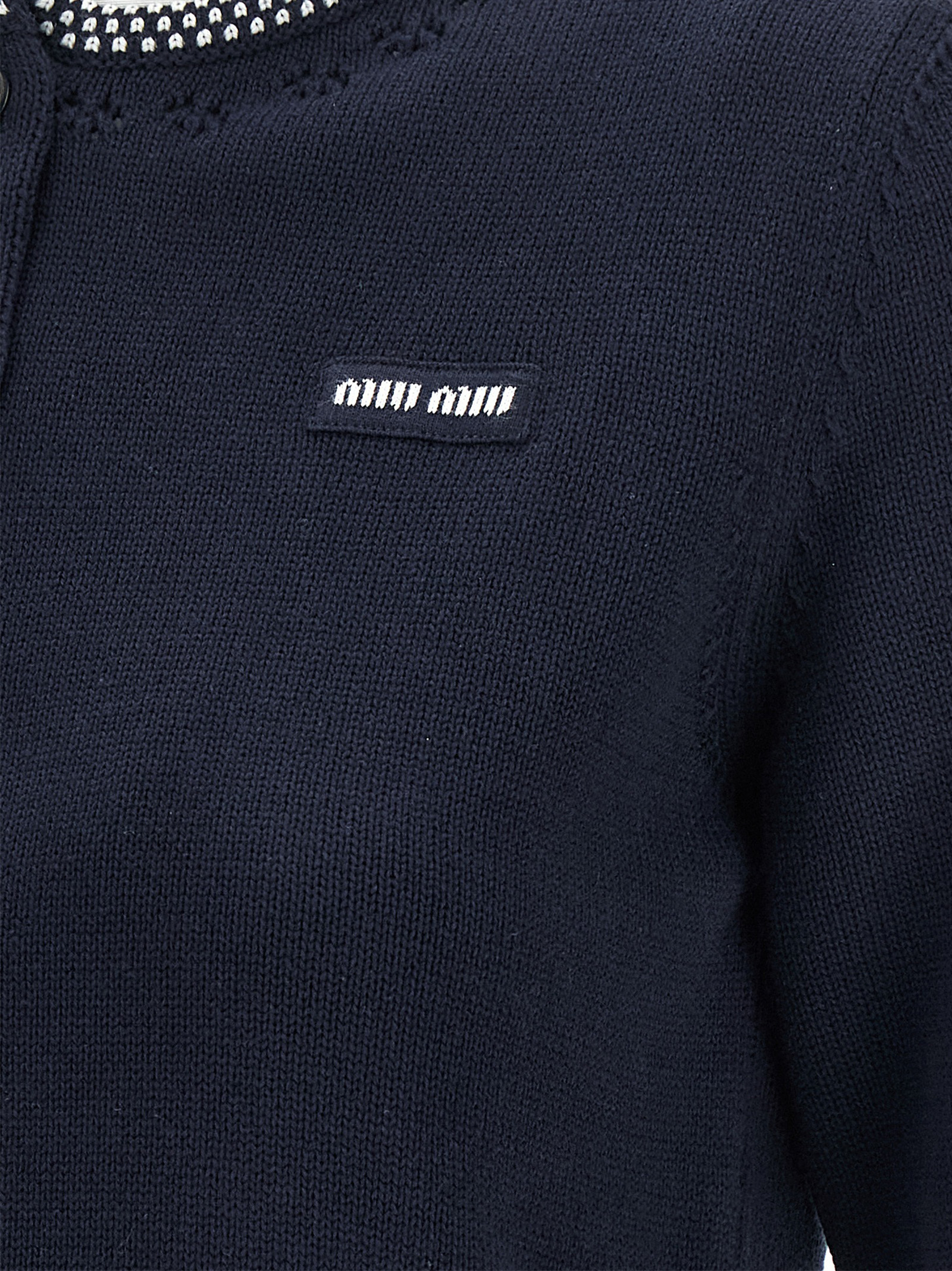 Cropped cardigan MMF02RSOOO191VF022X (MIU MIU / ニット・セーター・カーディガン ) | MIU MIU (ミュウミュウ)(3)